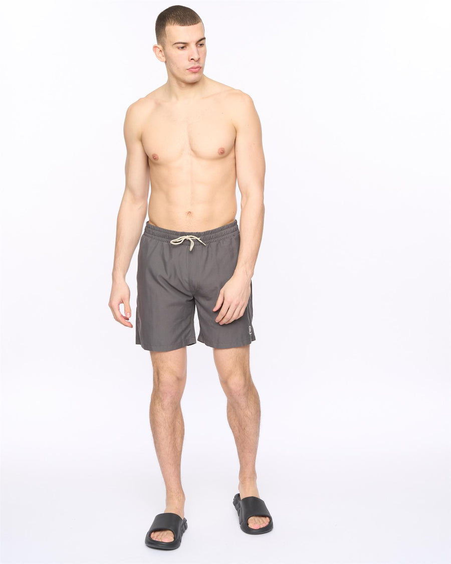 Mens Wabasso Swim Shorts Charcoal