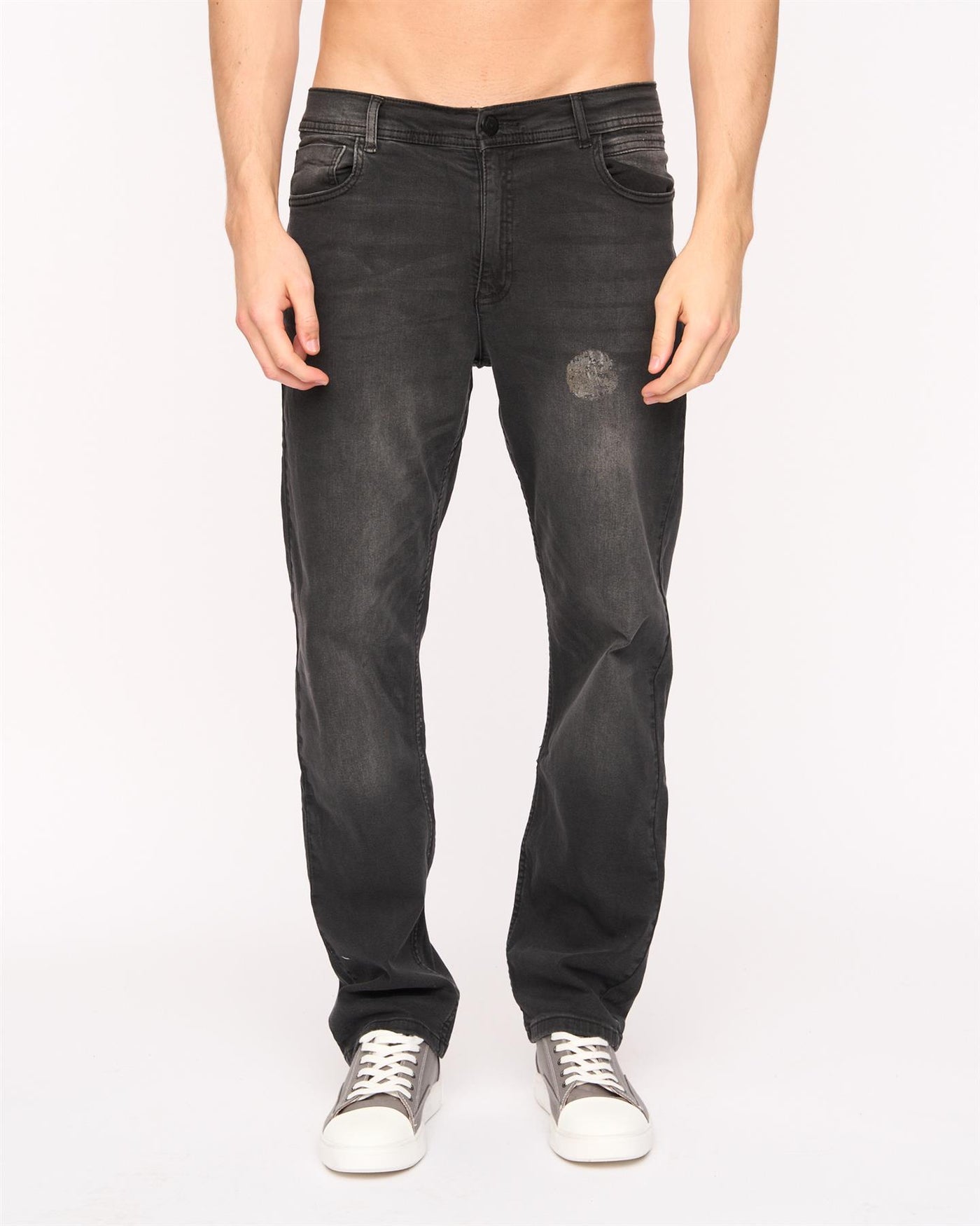 Mens Kelvyn Relaxed Fit Jeans Black