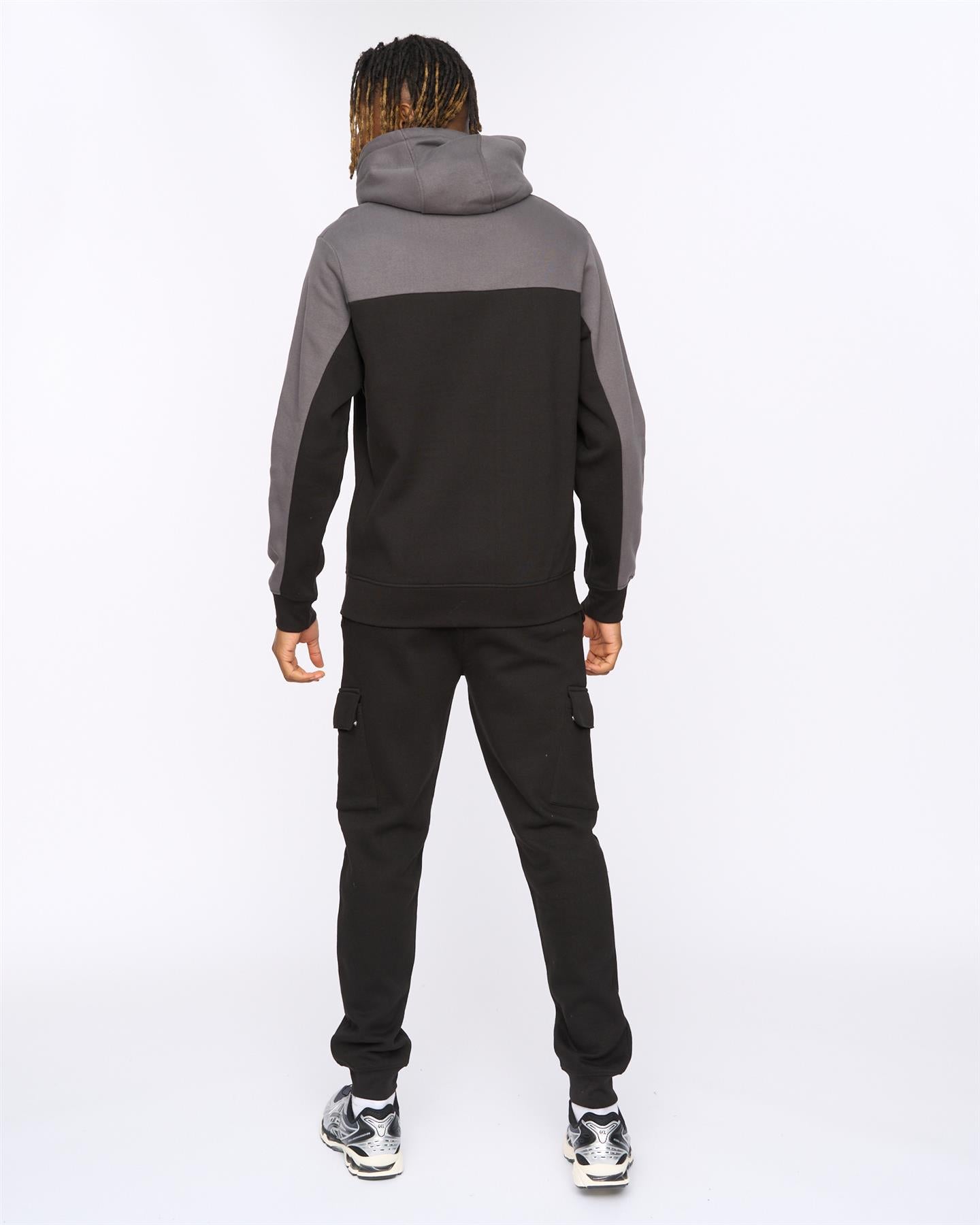 Mens Techy Hoodie Black/Asphalt