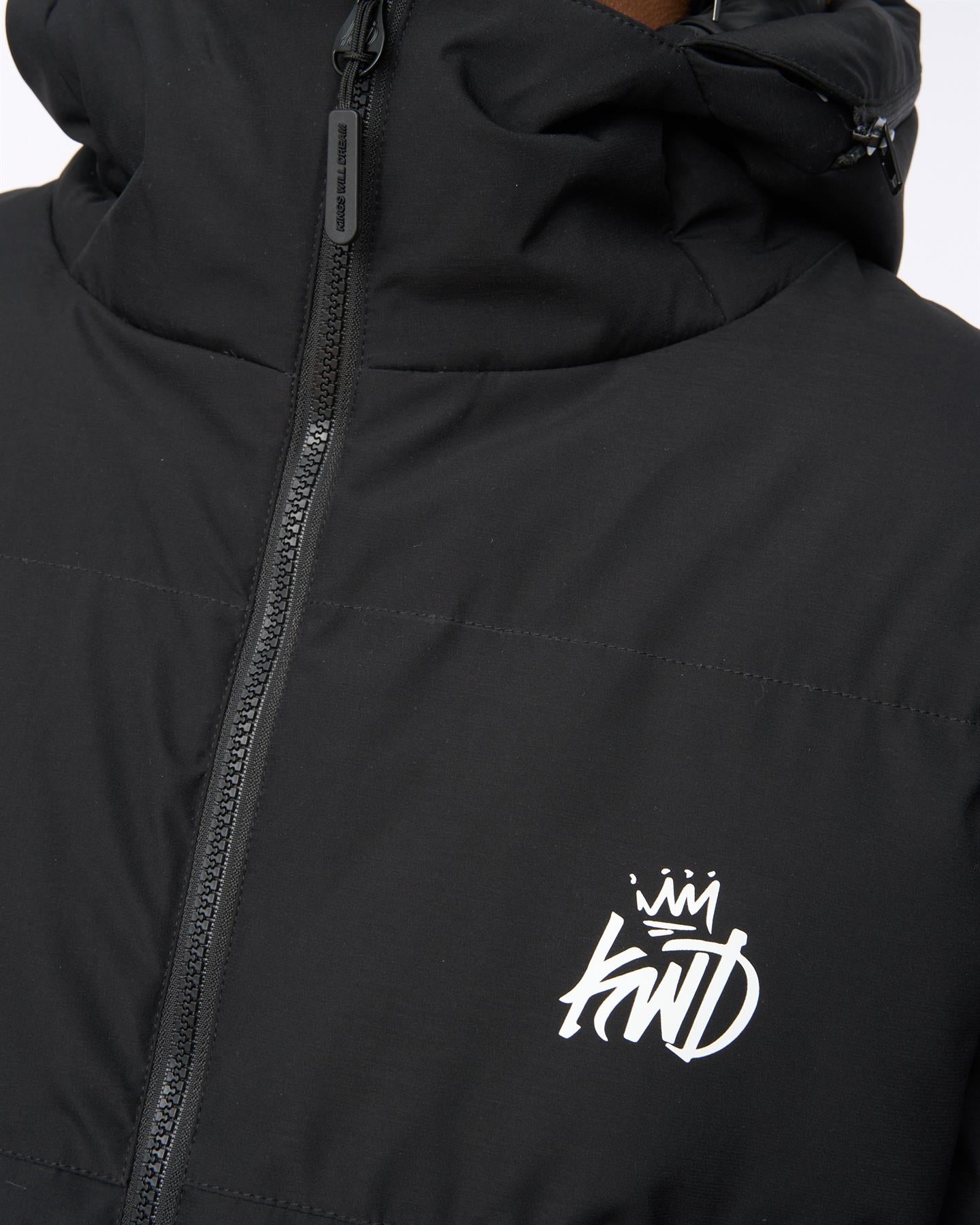 Mens Nahjo Puffer Jacket Black