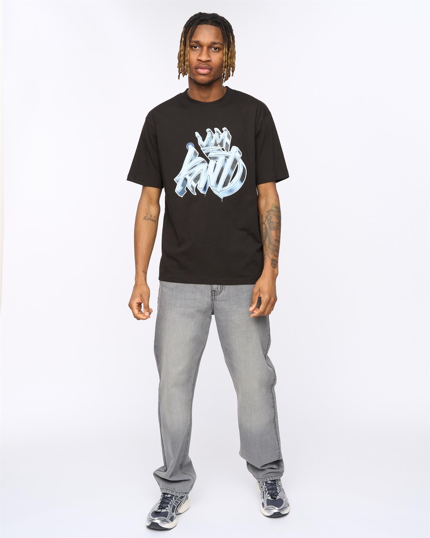 Mens Dimenshed T-Shirt Black
