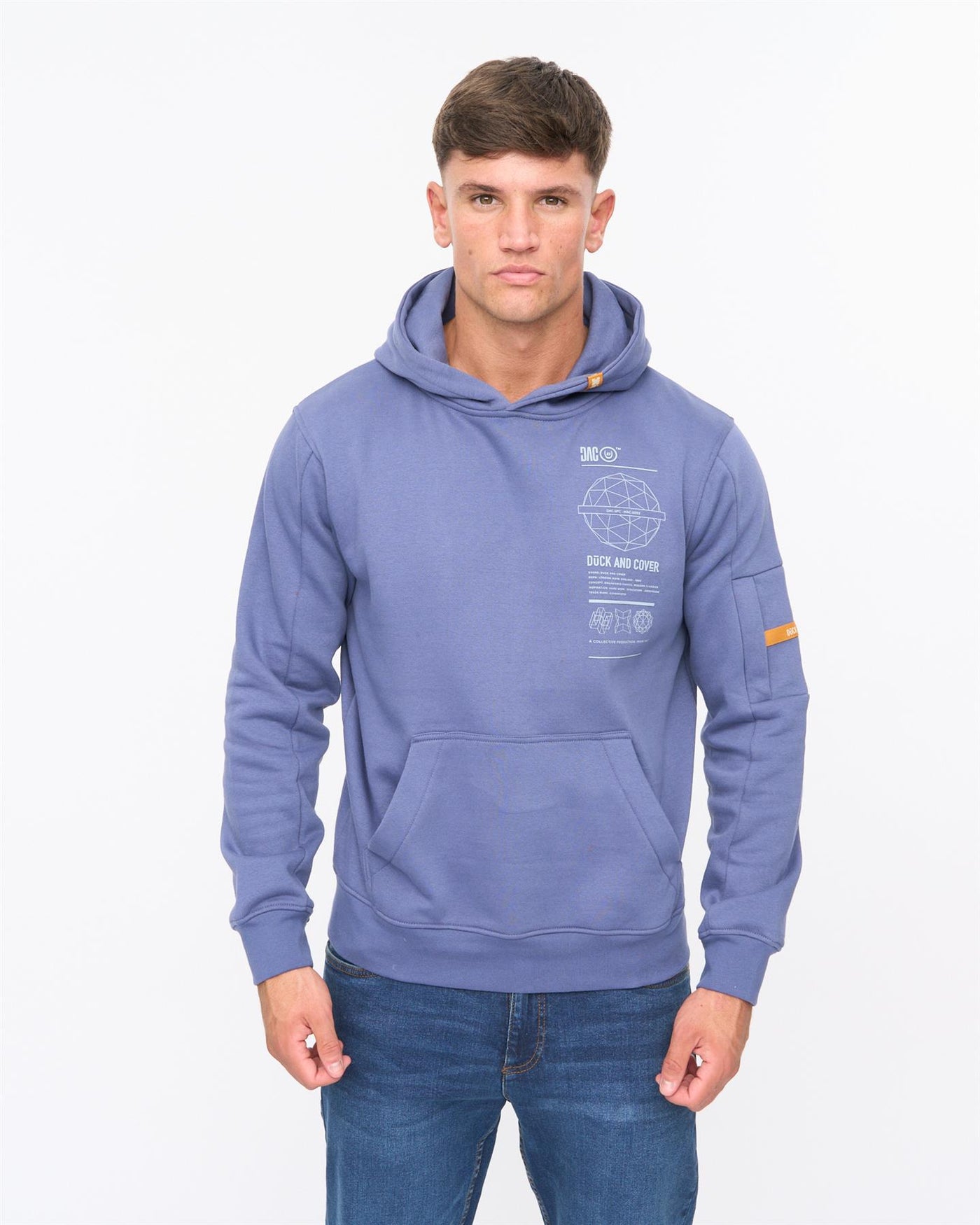 Mens Ashland Hoodie Denim Blue