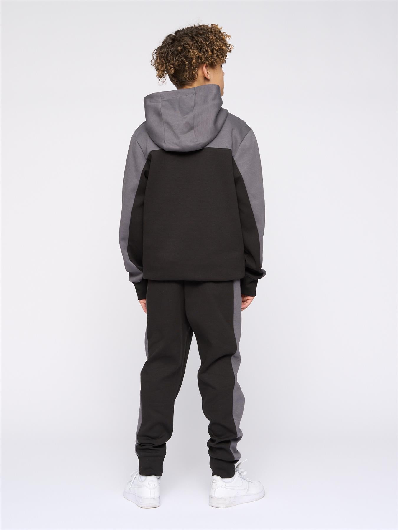 Kids Boys Techy Tracksuit Black
