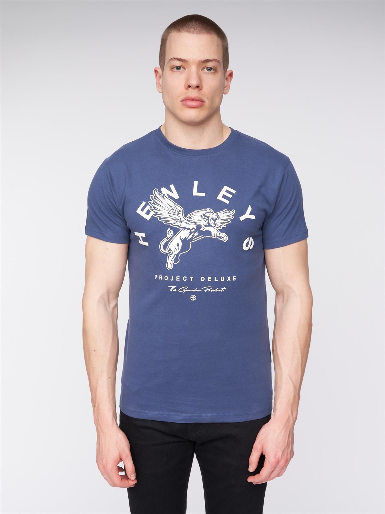 Mens Colhen T-Shirt Deep Blue