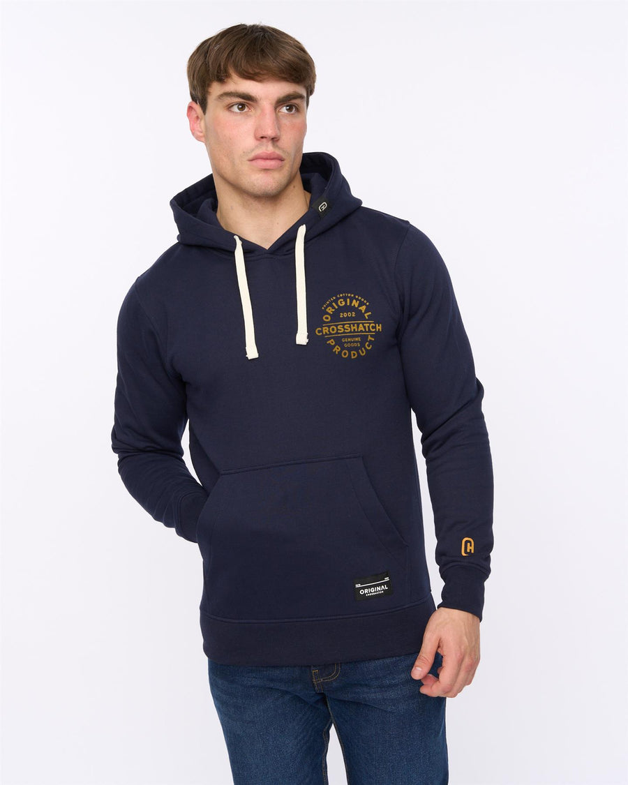Mens Cresswell Hoodie Navy