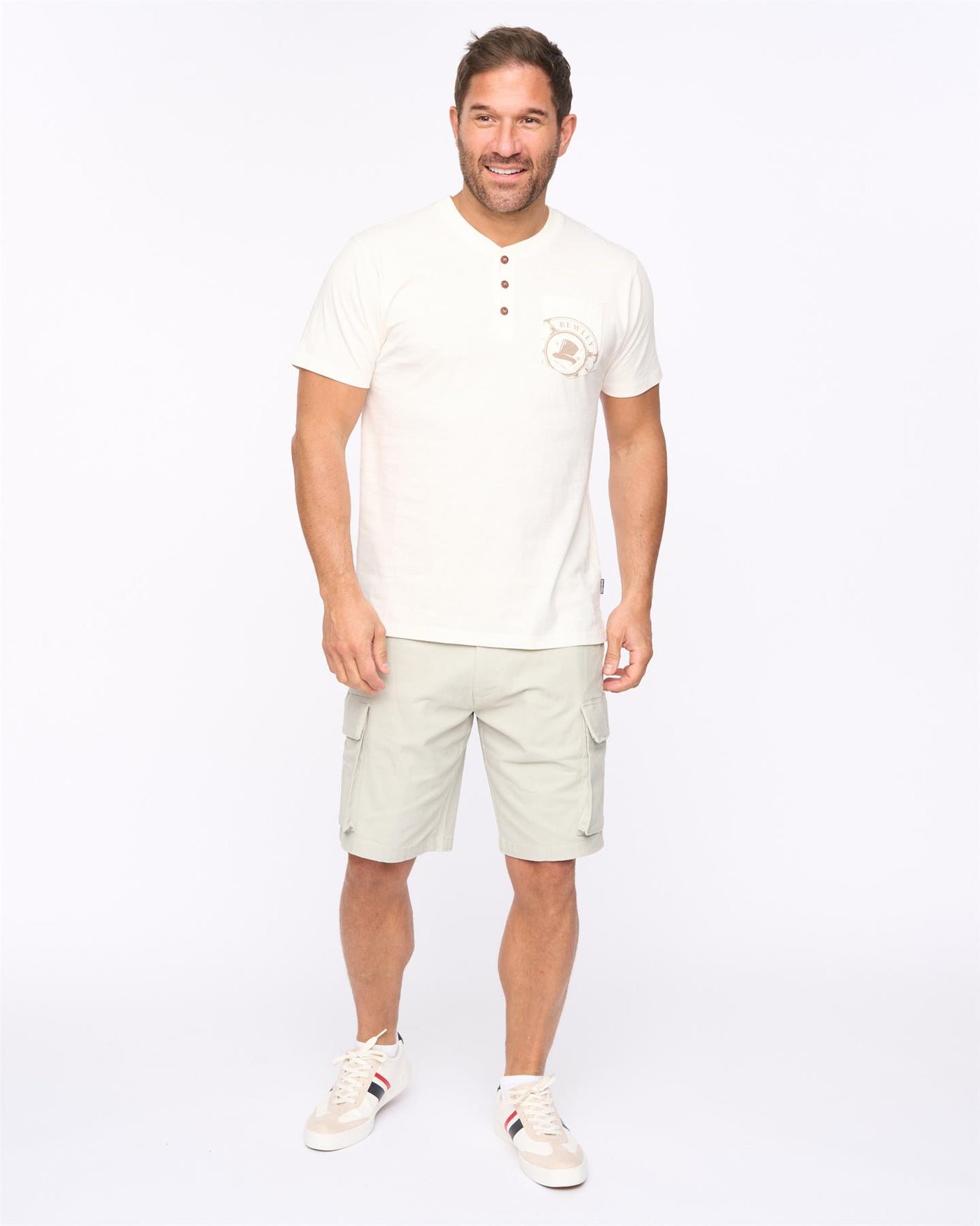 Mens Garside T-Shirt Off White