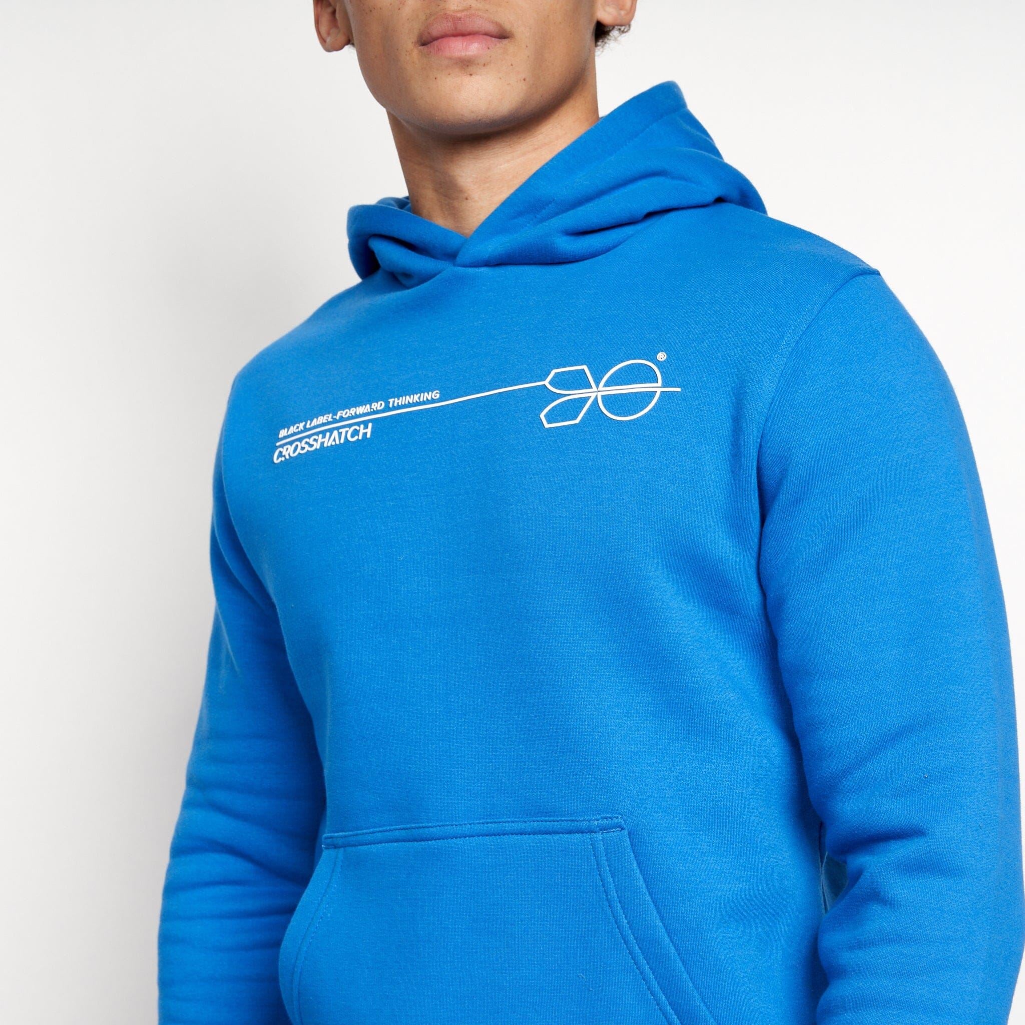 Mens Burmax Hoodie 2pk Blue/Grey