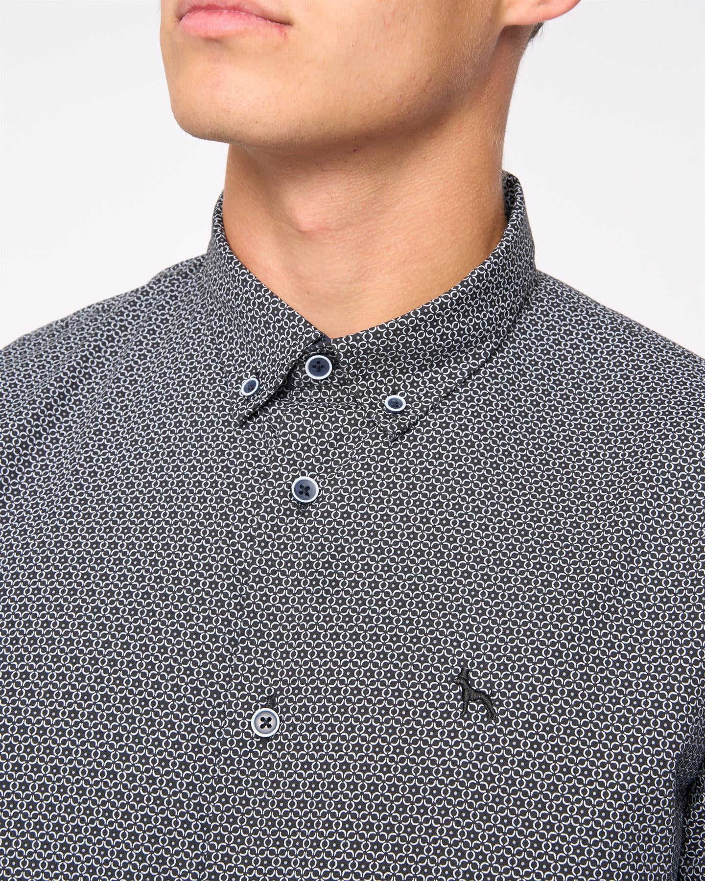 Mens  Marksen Shirt Black