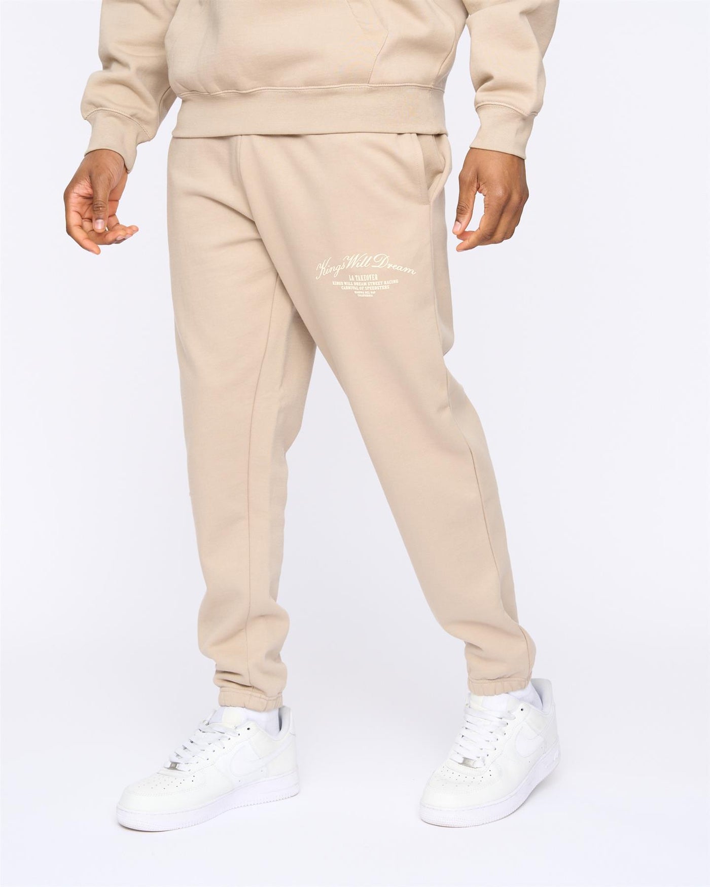 Mens Arch Joggers Stone