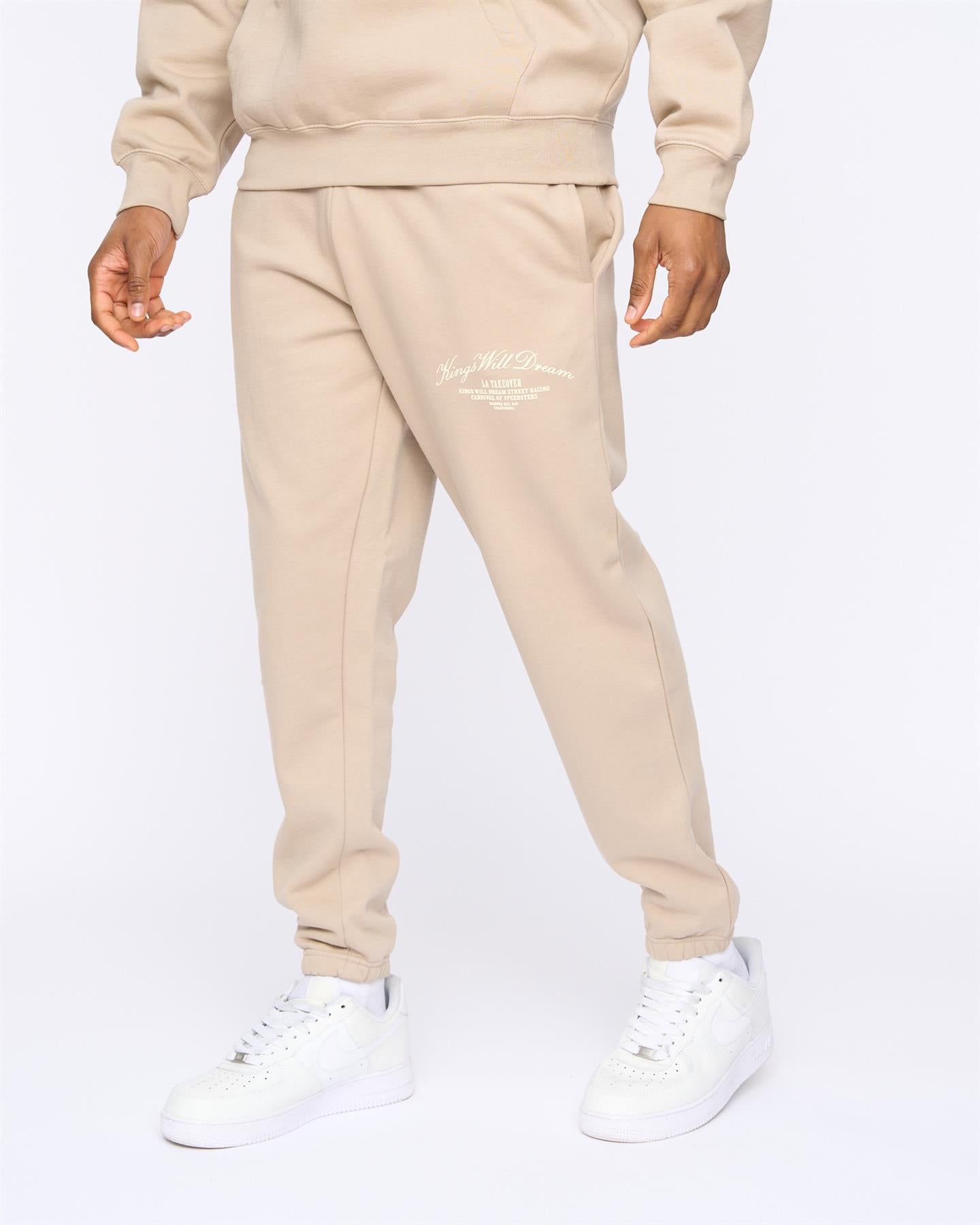 Mens Arch Joggers Stone