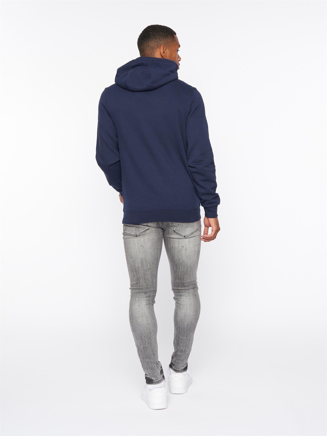 Coby Zip Thru Hoody Navy