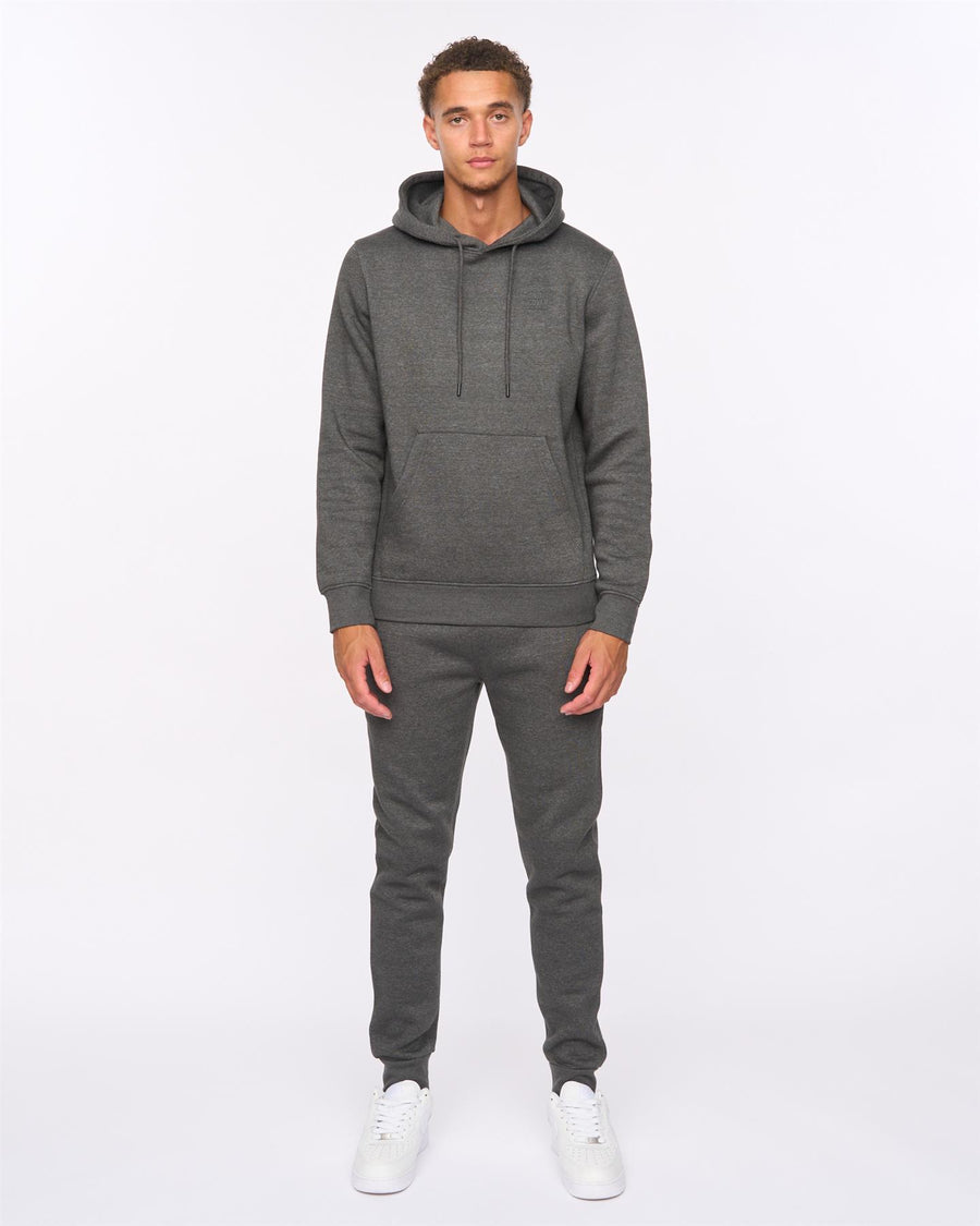 Mens Merchell Jog Set Charcoal Marl