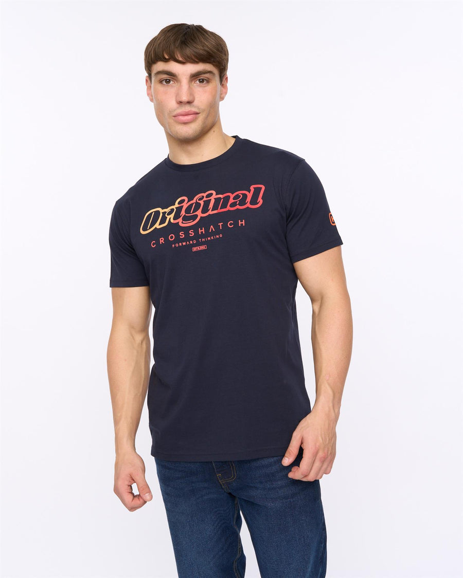 Mens Hybridge T-Shirt Navy