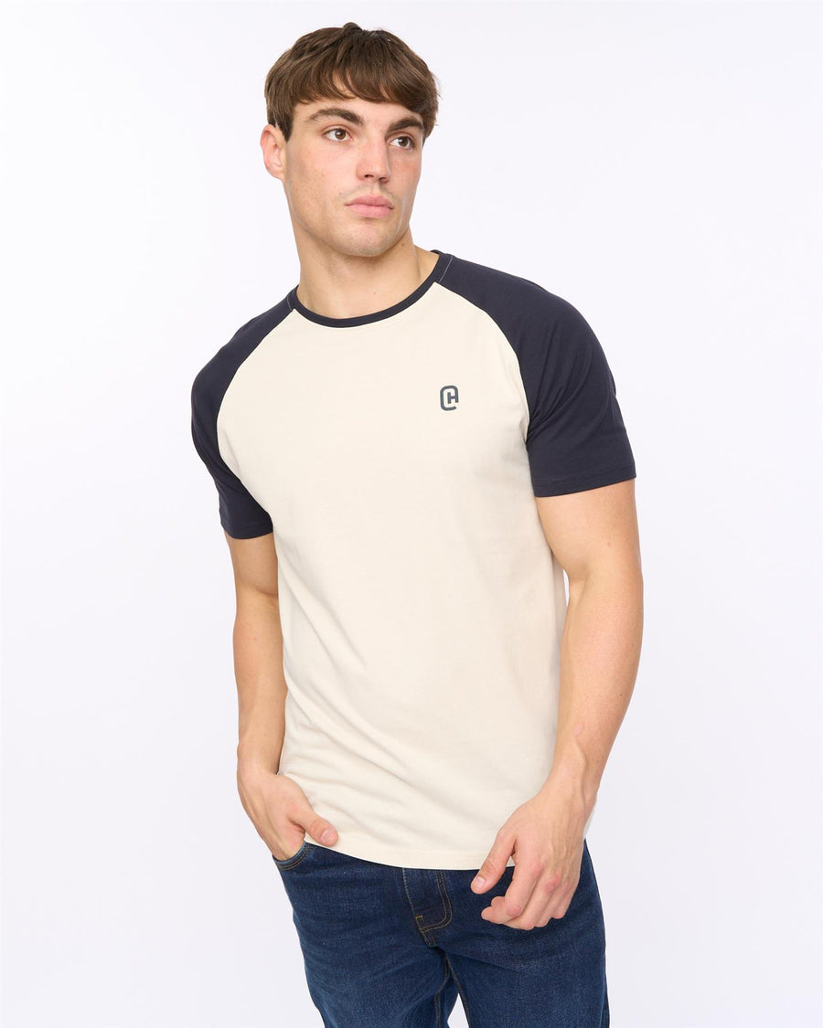 Mens Remison T-Shirt Navy/ Off White