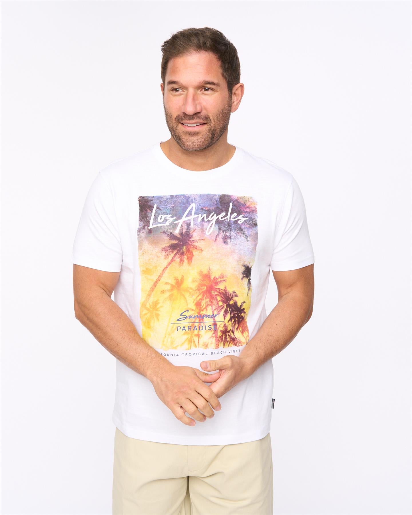 Mens Lepalmz T-Shirt White