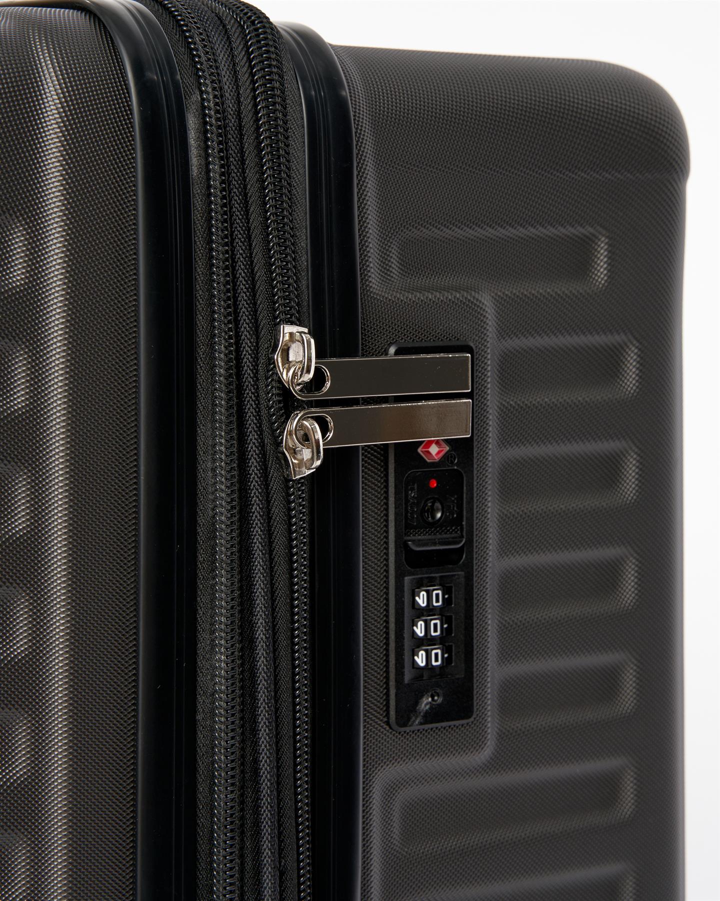 Mens Studio Leon Suitcase 3pk Grey