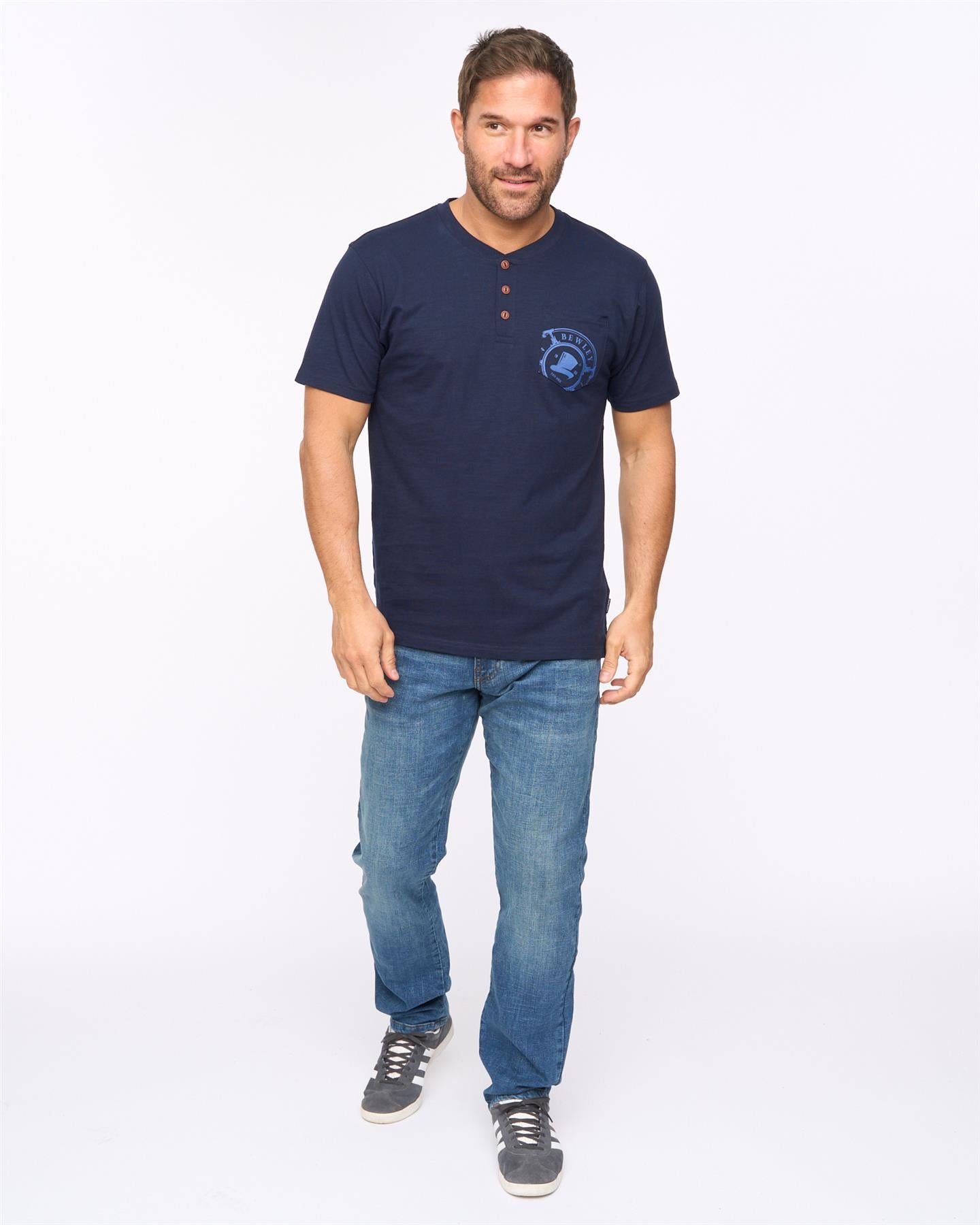 Mens Garside T-Shirt Navy