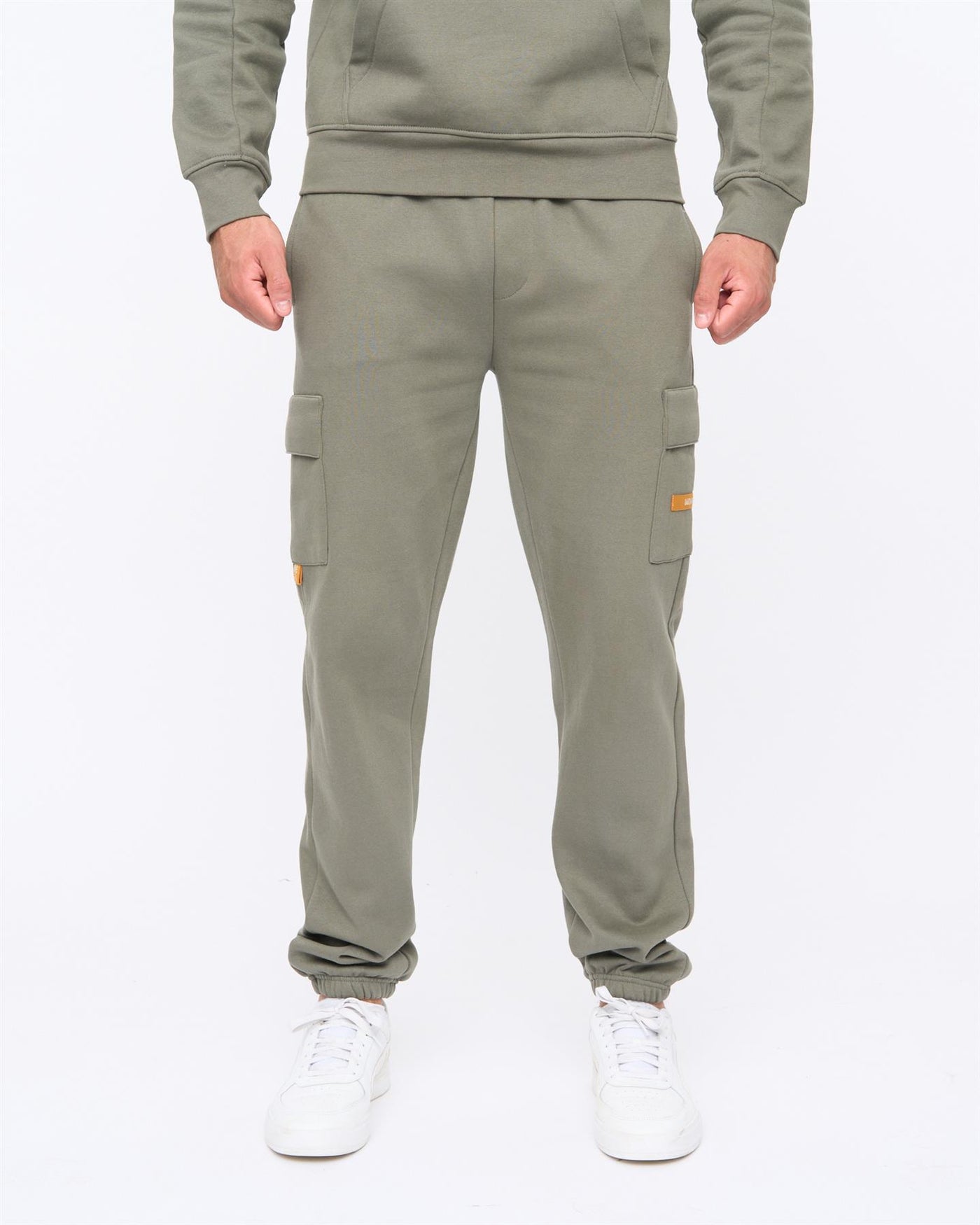 Mens Adamsberg Hoodie & Joggers Set Dark Olive