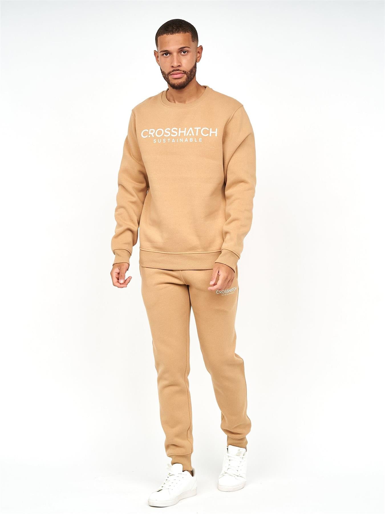 Mens Noma Crew Sweat/Jogger Set Linen