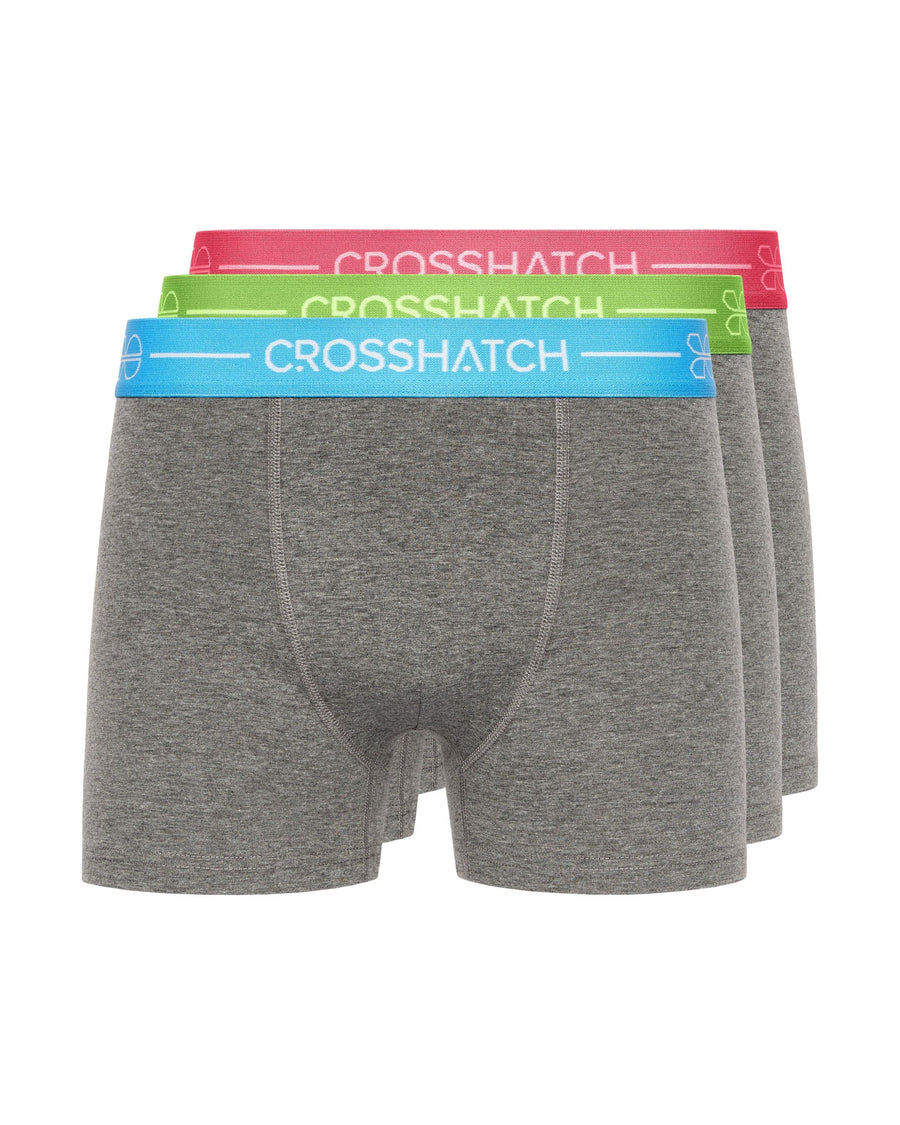 Astral Bright Boxers 3pk Charcoal Marl