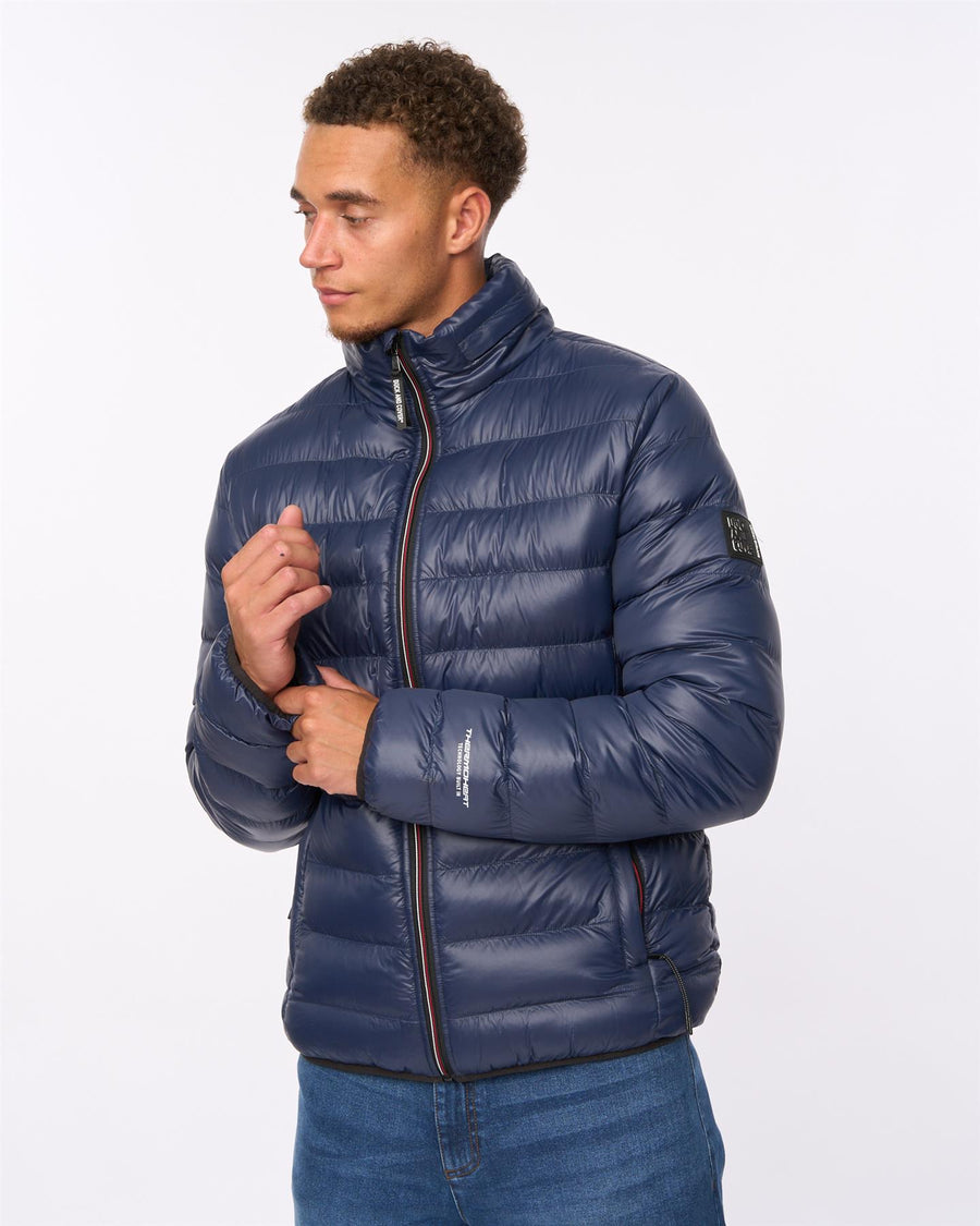 Mens Shemmy Two Quilted Jacket Navy