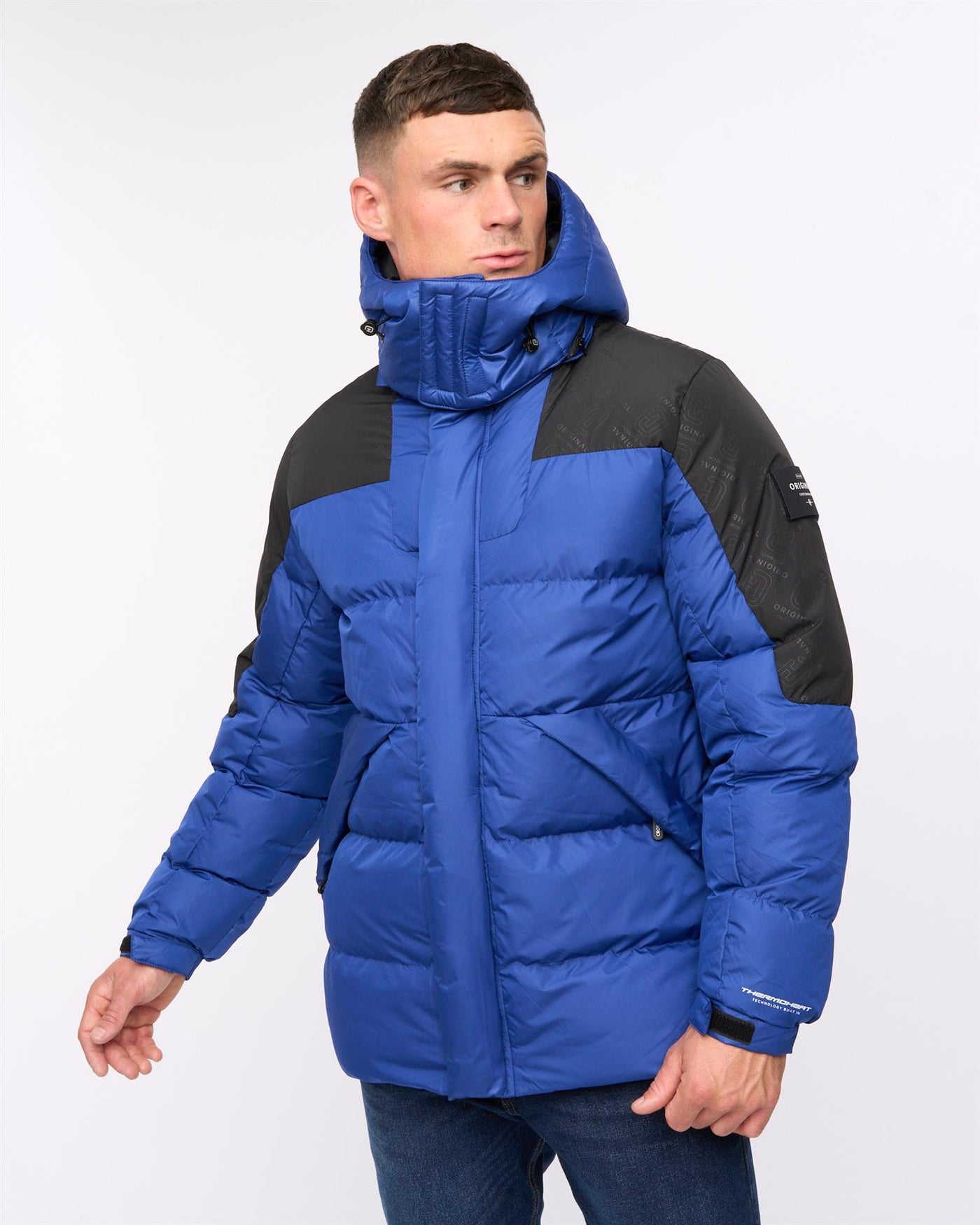 Mens Camptor Panel Jacket Blue