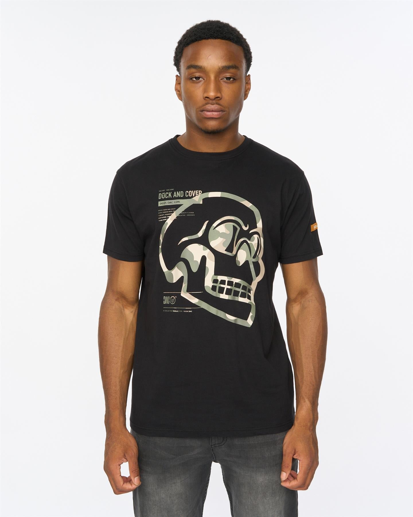 Mens Skullmatic T-Shirt Black