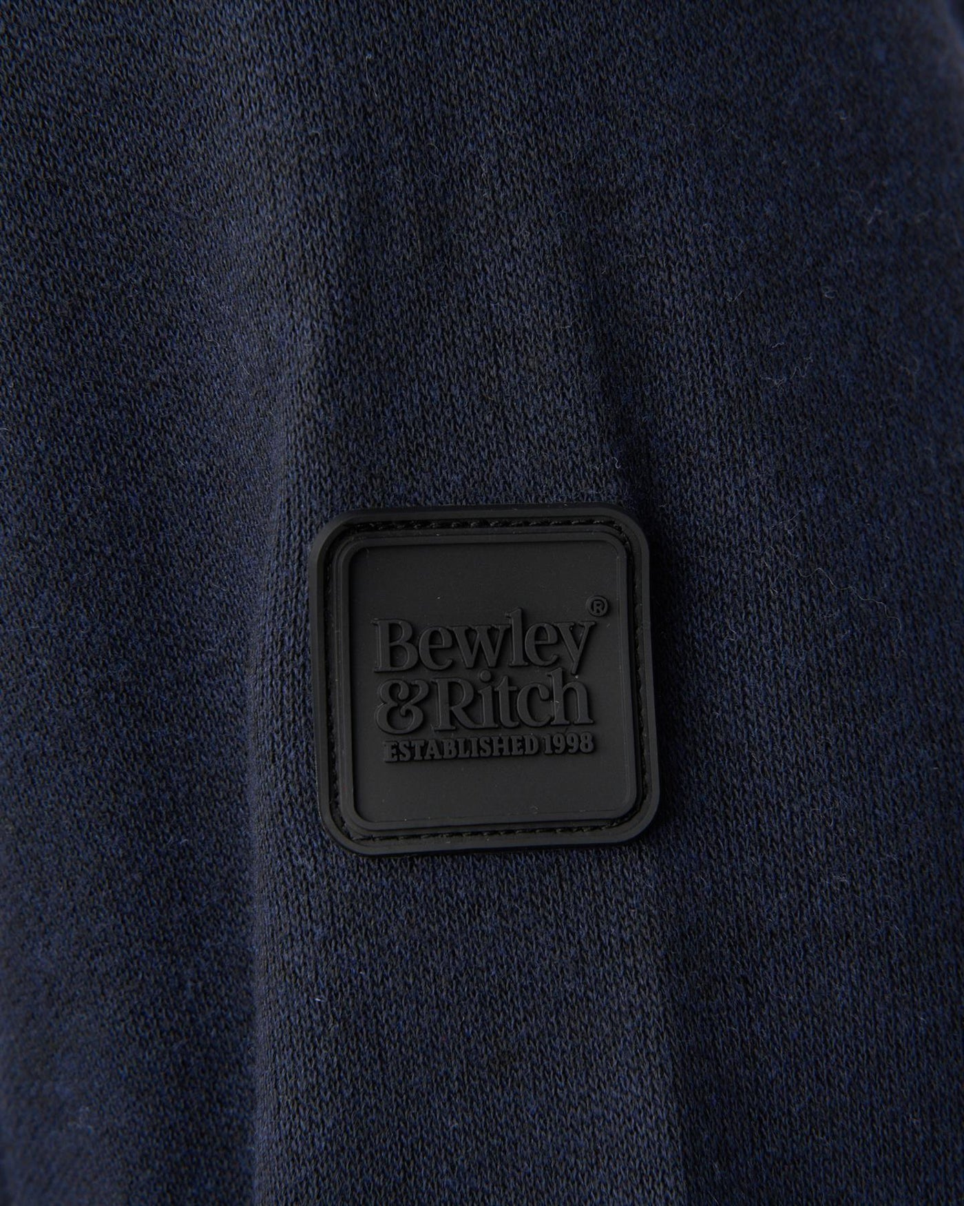 Delloway 1/4 Zip Funnel Neck Jumper Navy