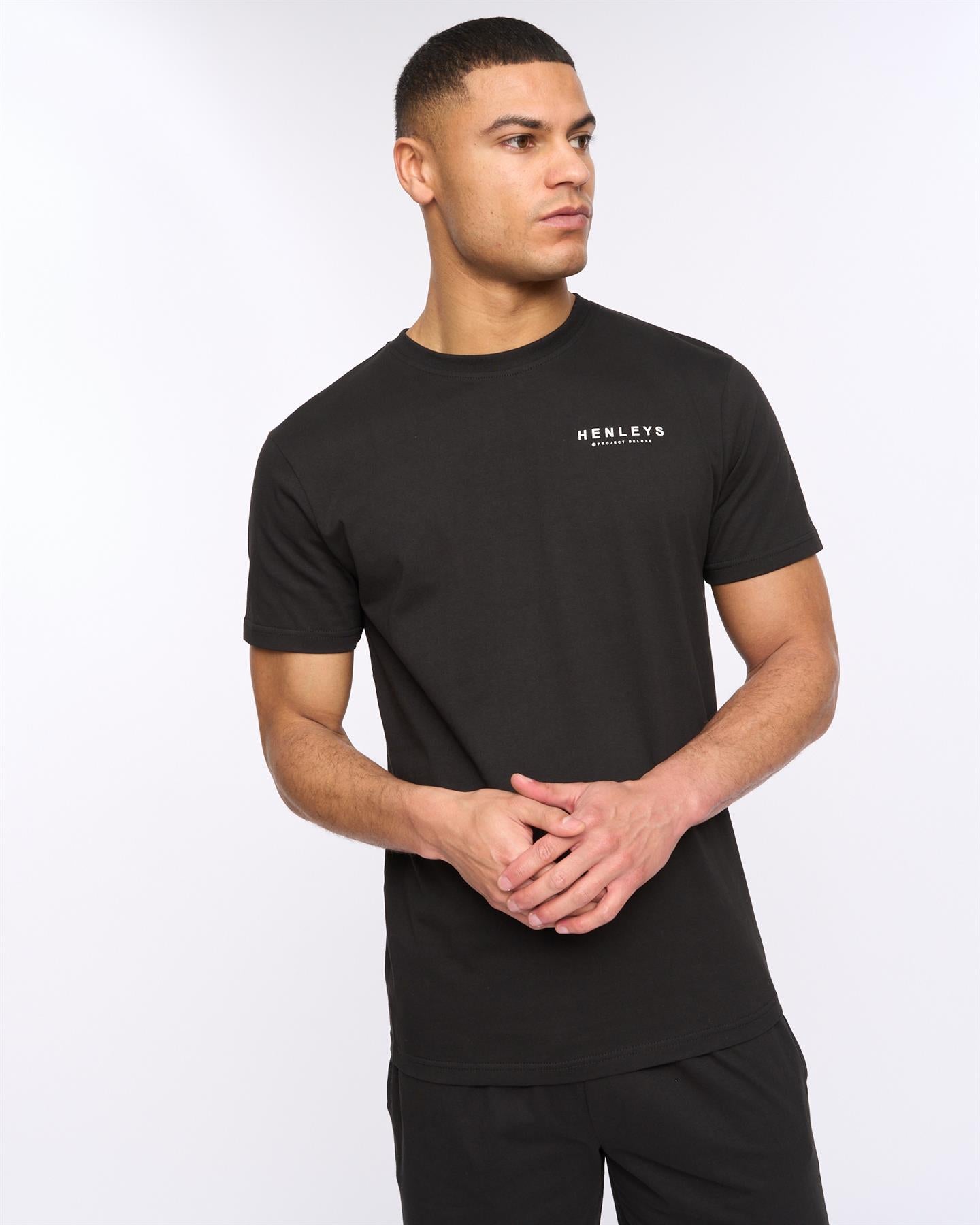 Mens Henycore Lounge Set Black