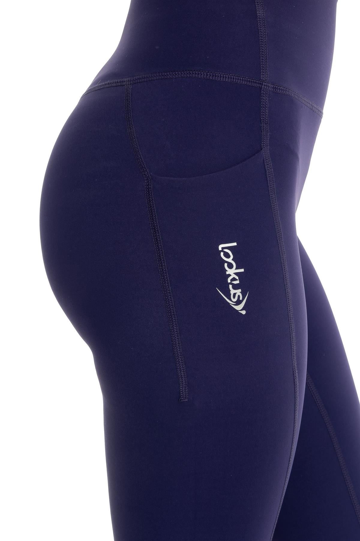 Womens Arya Pocket Leggings Navy