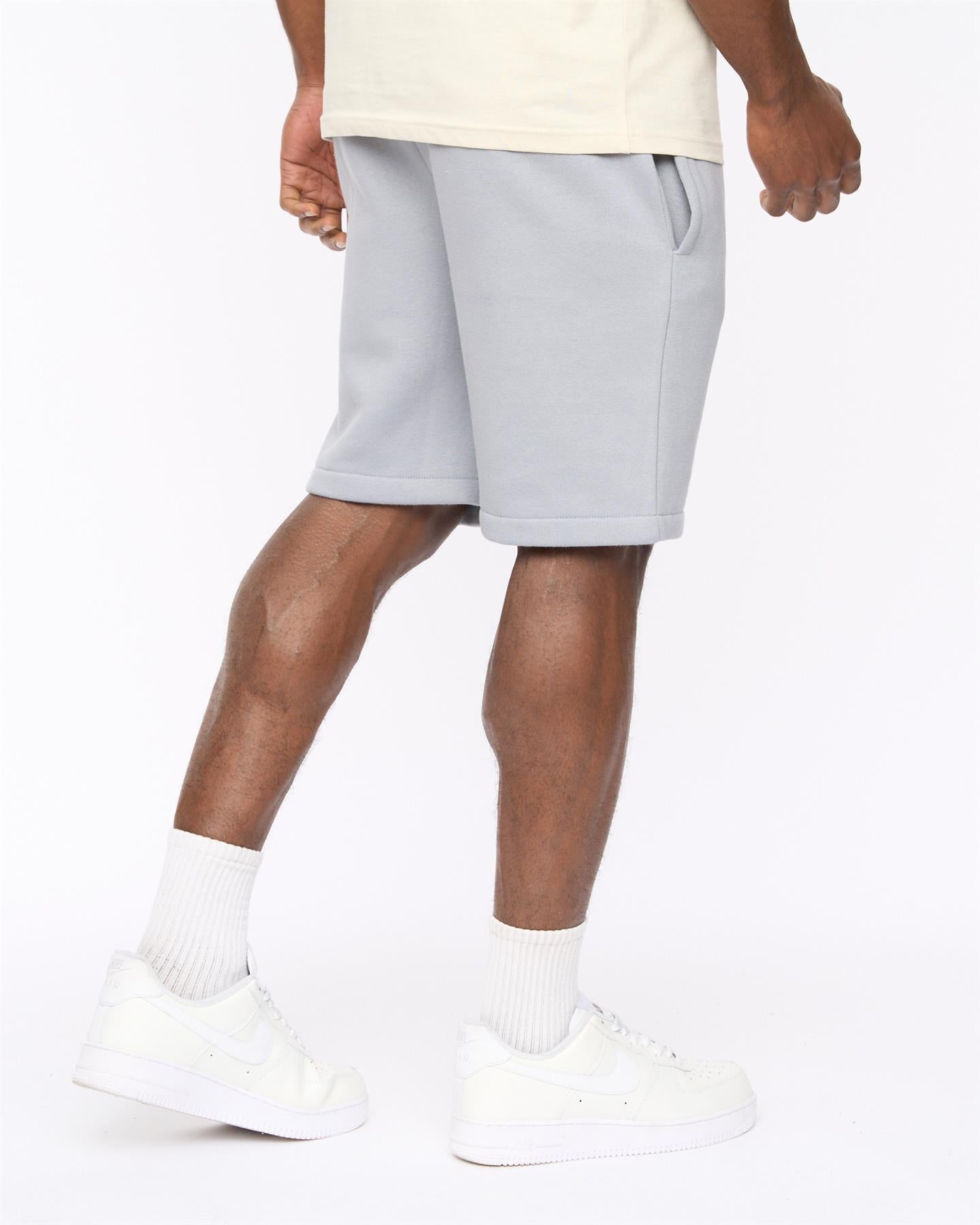 Mens Bardon Jog Shorts Steel Blue