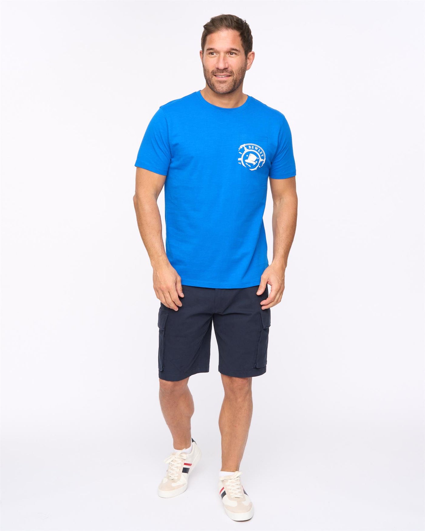 Mens Kinson T-Shirt Mid Blue