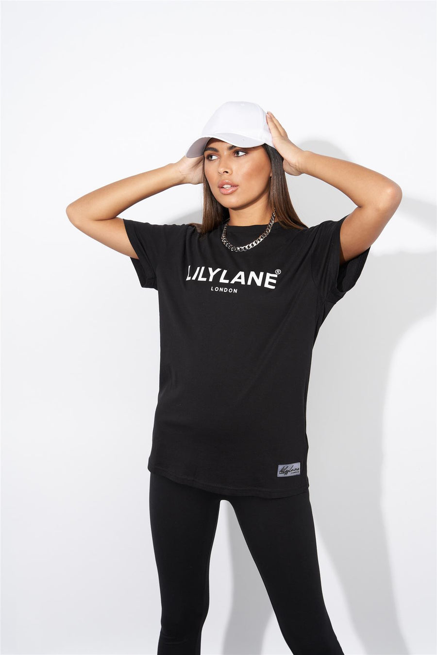 Ladies Lily Lane Eliana T-Shirt Black