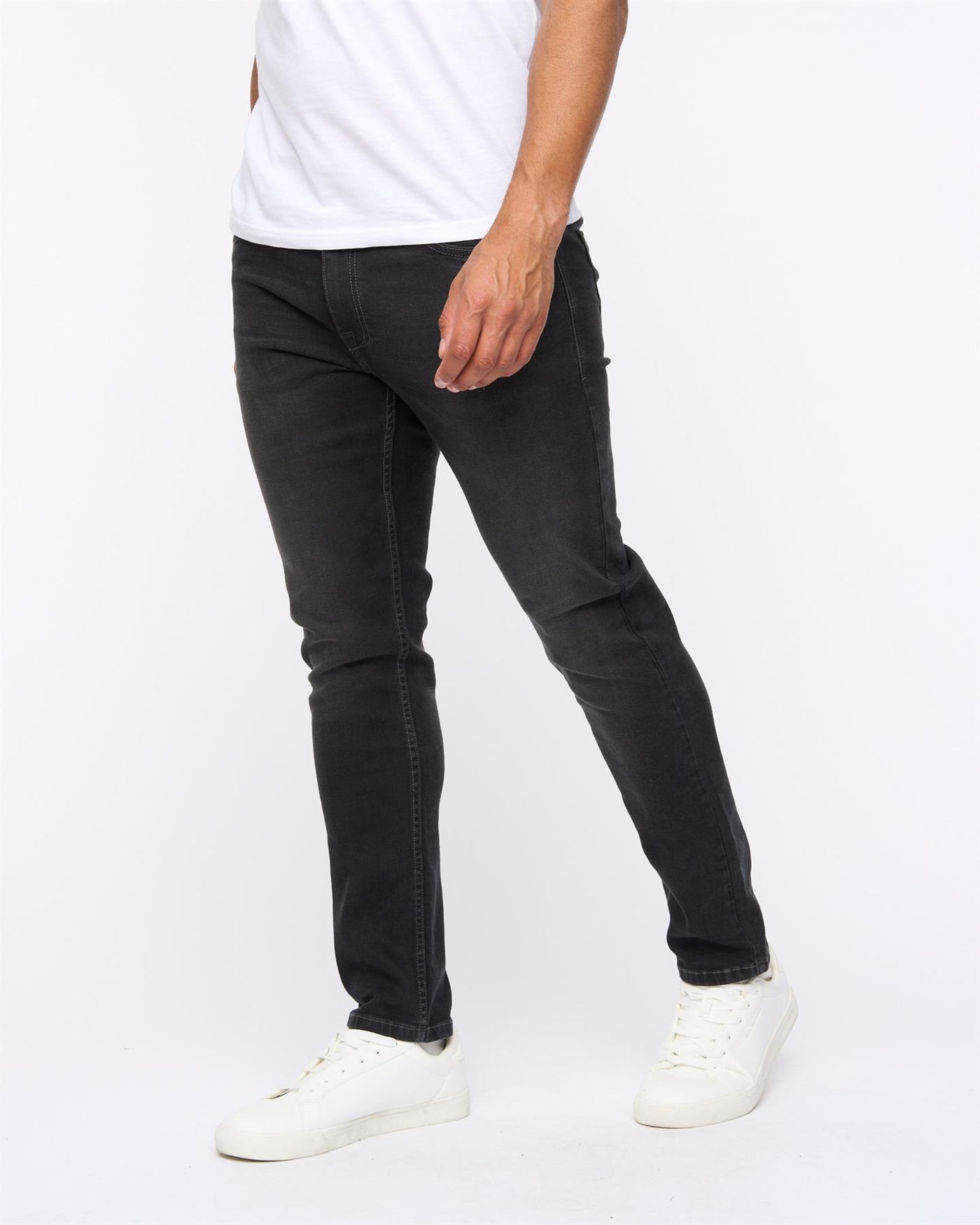 Mens Abingdon Slim Fit Jeans Black