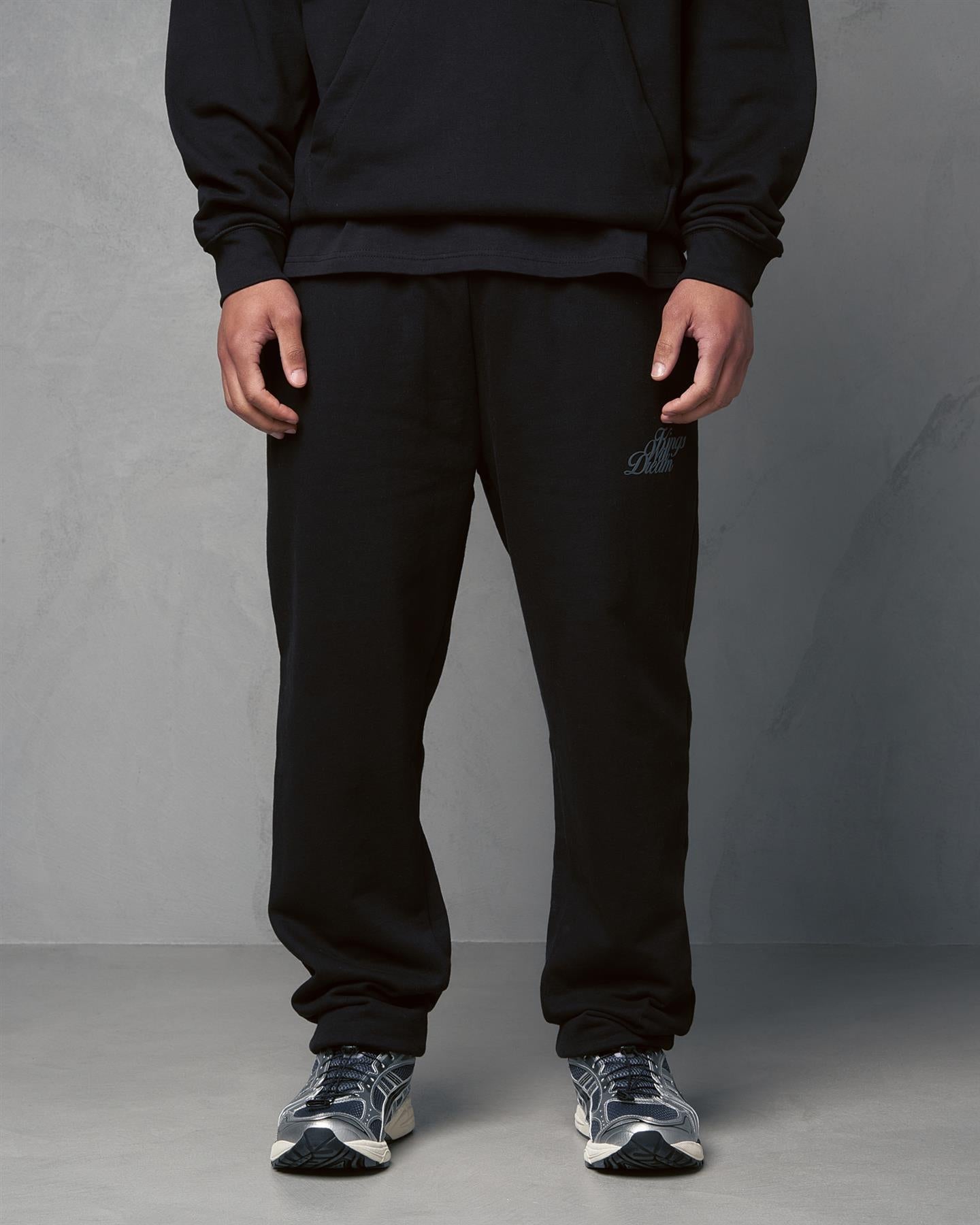 Mens Studio Scripted Joggers Black