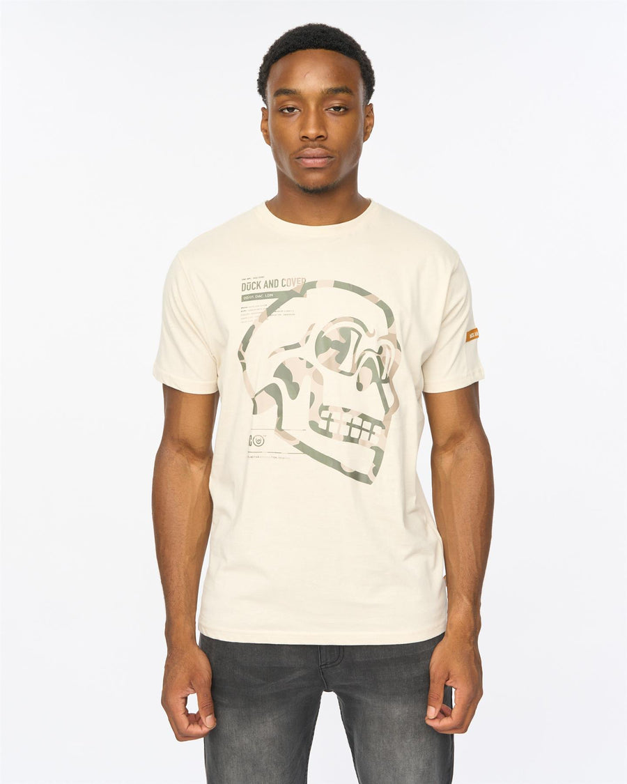 Mens Skullmatic T-Shirt Off White