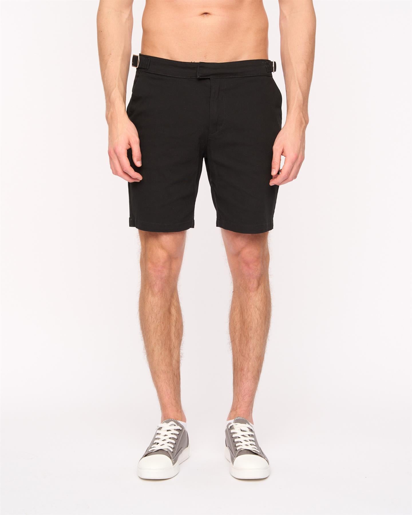 Mens Everett Chino Shorts Black