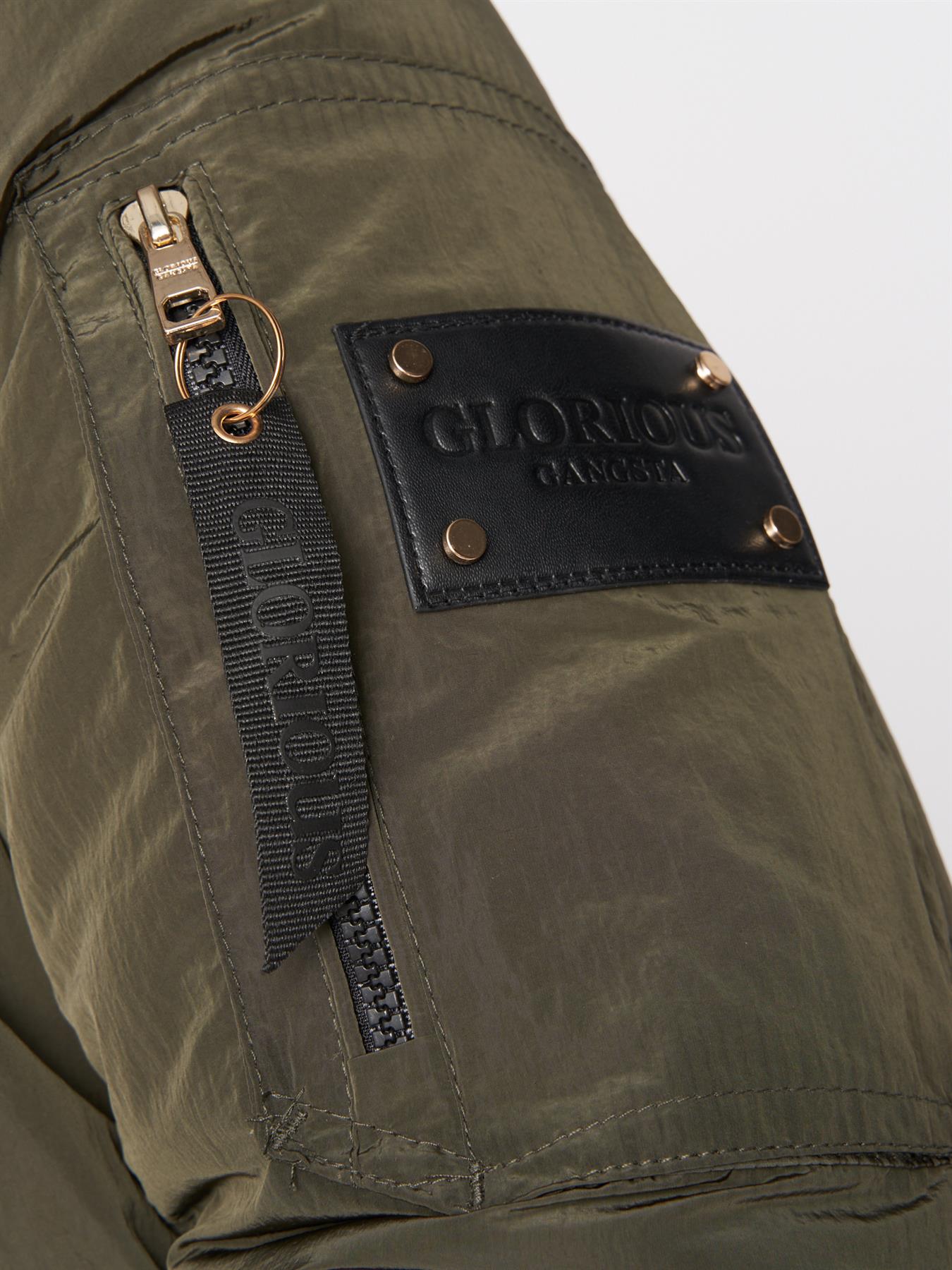 Vitzio Ma2 Puffer Bomber Jacket Green