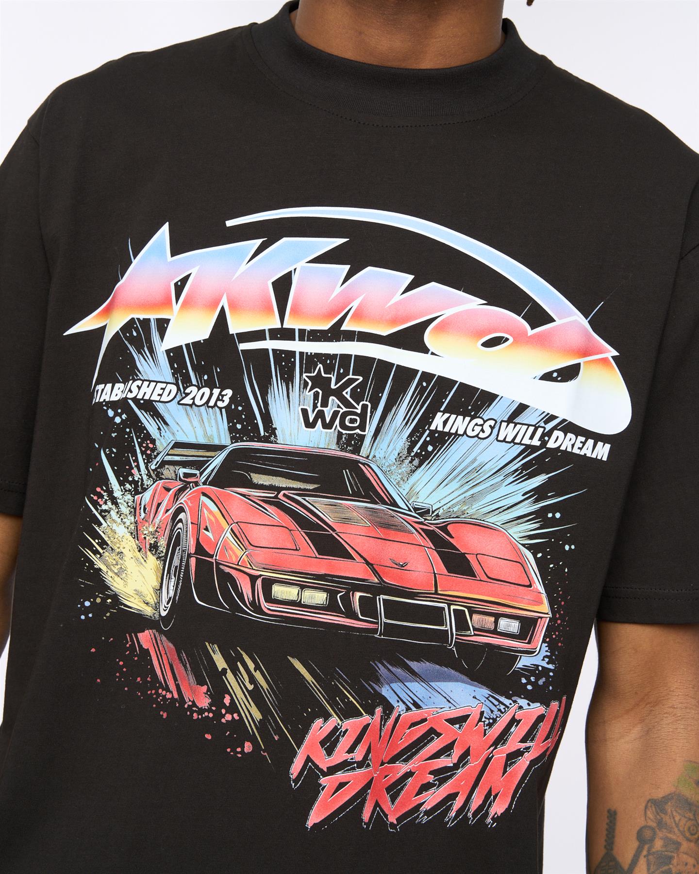 Mens Fastlane T-Shirt Black