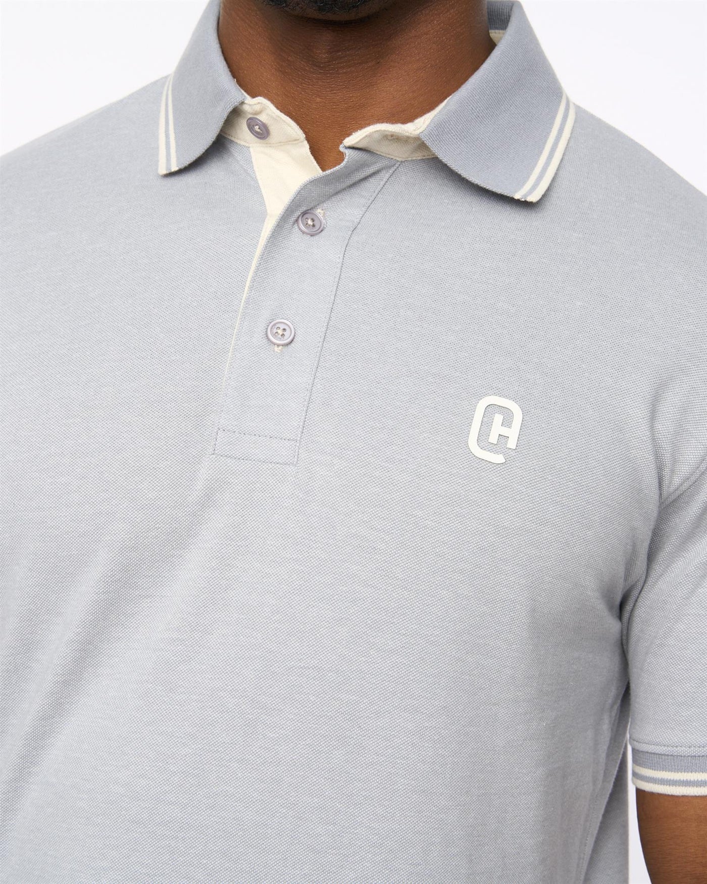Mens Preece Polo Light Blue