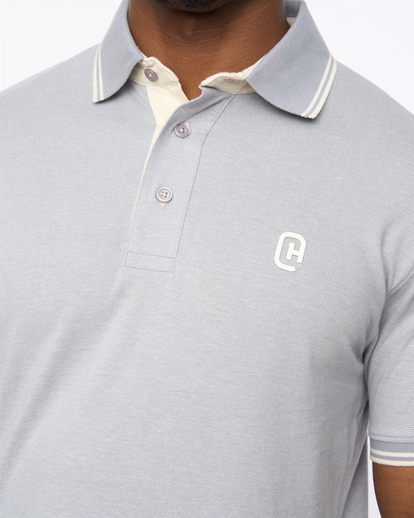 Mens Preece Polo Light Blue