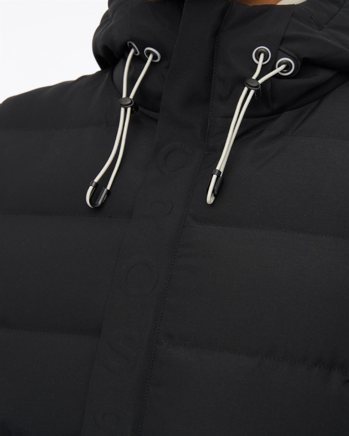 Mens Kampleys Embossed Gilet Black