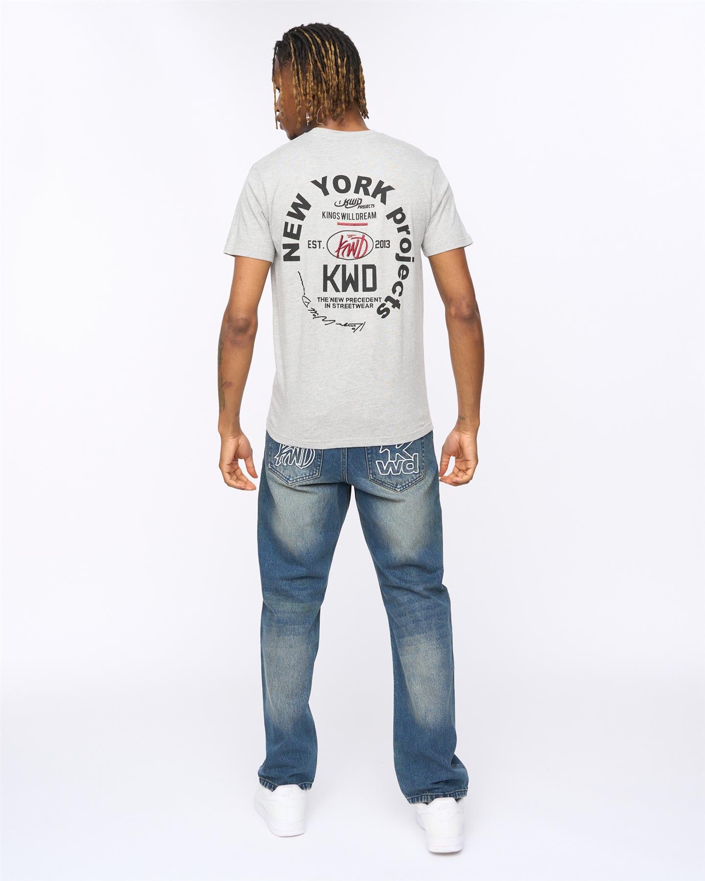 Mens Mobalot T-Shirt Grey Marl