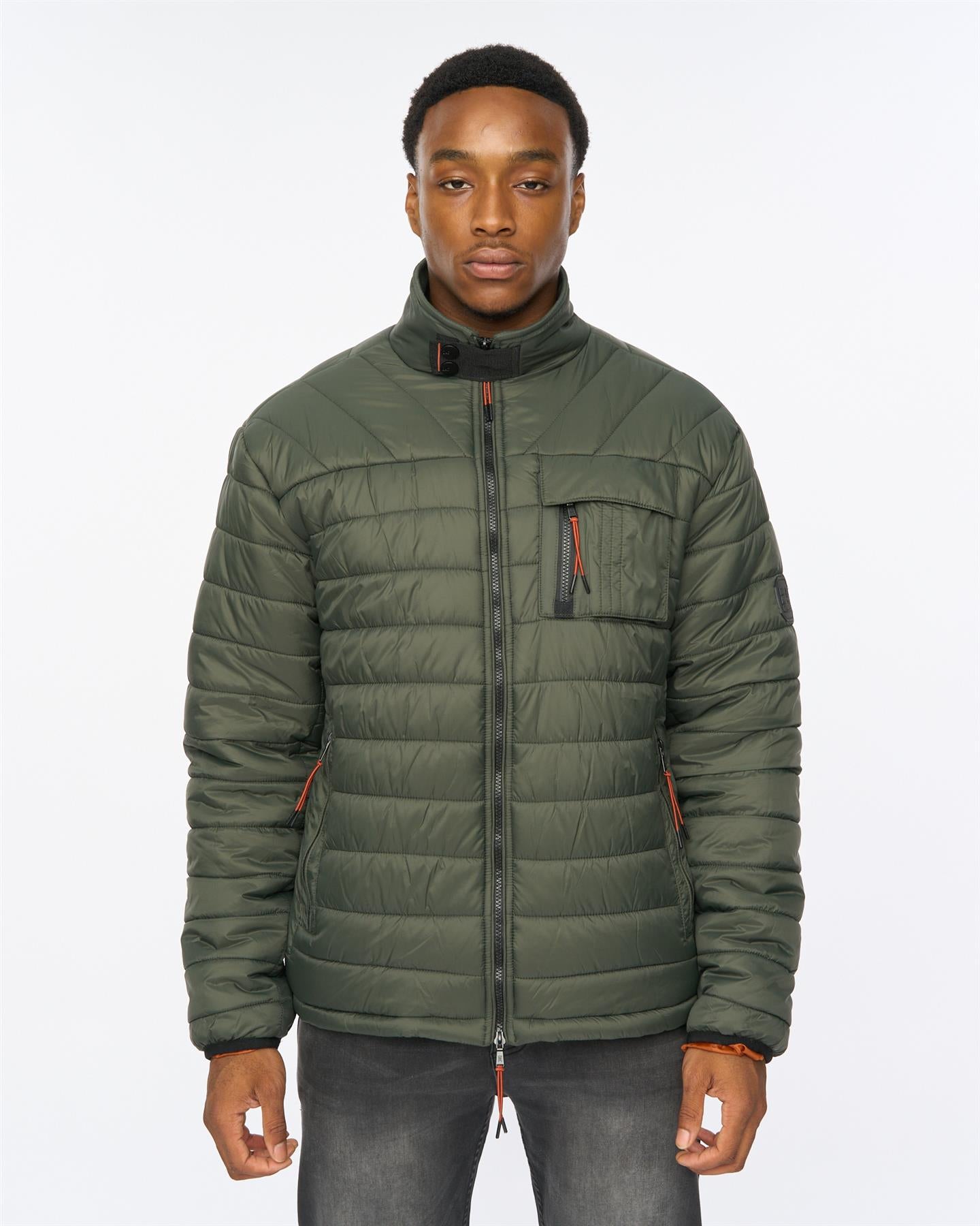 Mens Carricore Padded Jacket Dark Olive