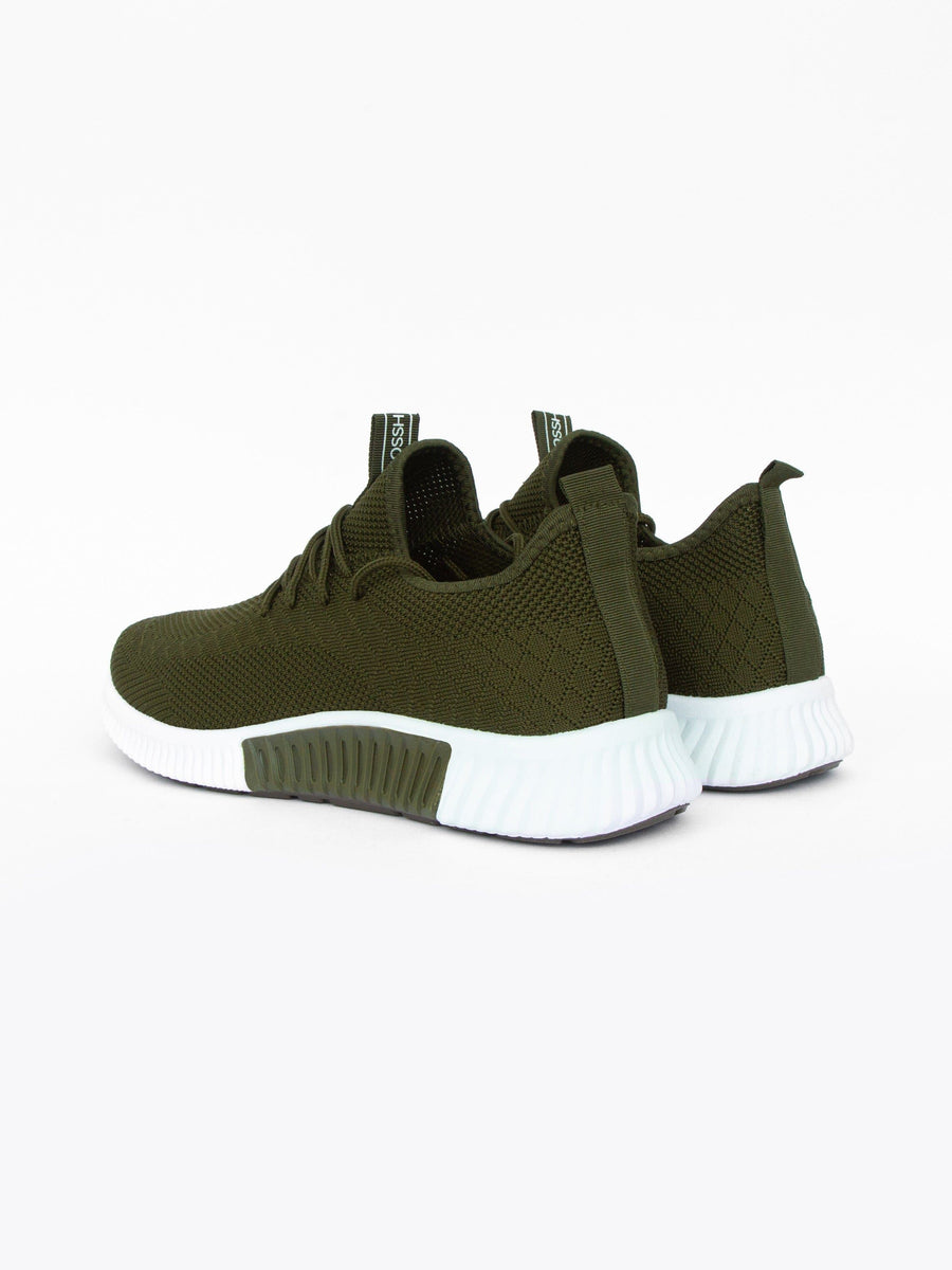 Mens Rideout Trainers Olive