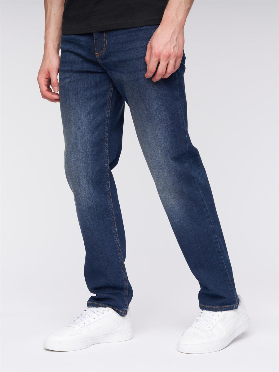 Mens Breeze Straight Fit Jeans Dark Wash