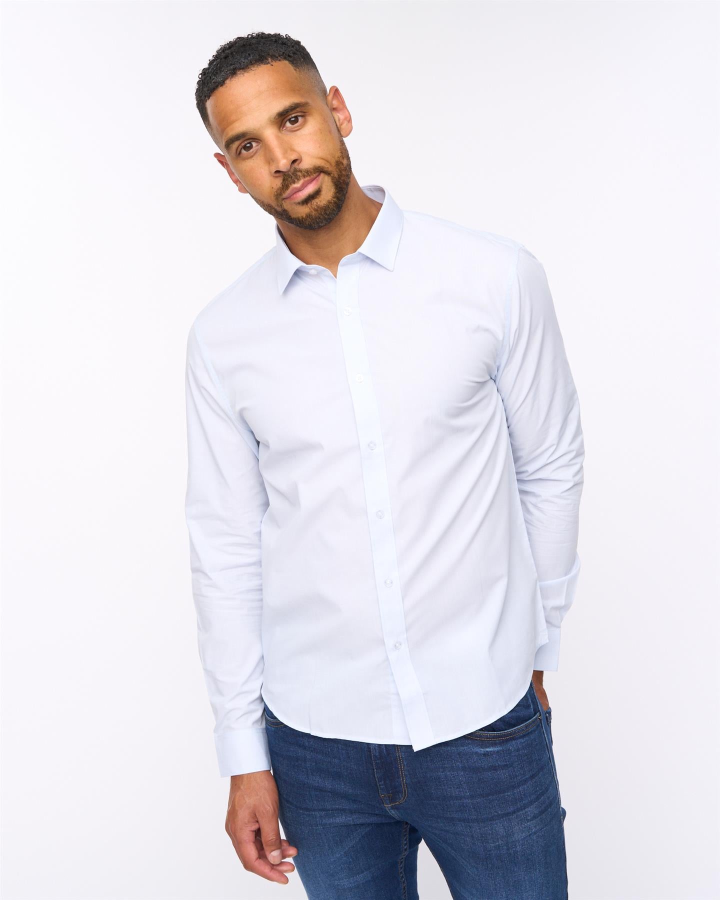 Hanshaw Shirt 2pk Navy/Blue