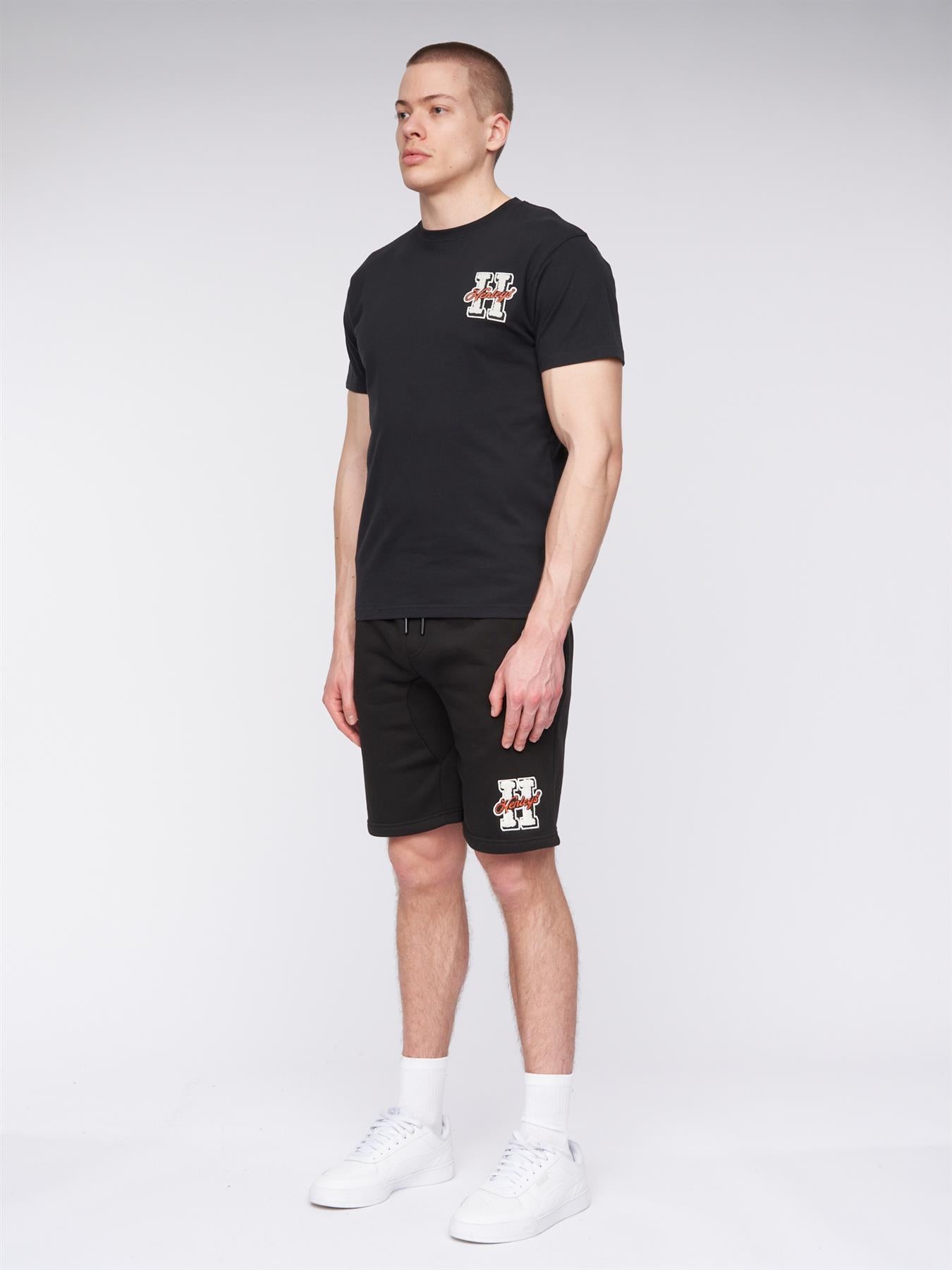 Mens Aitchen Jog Shorts Black