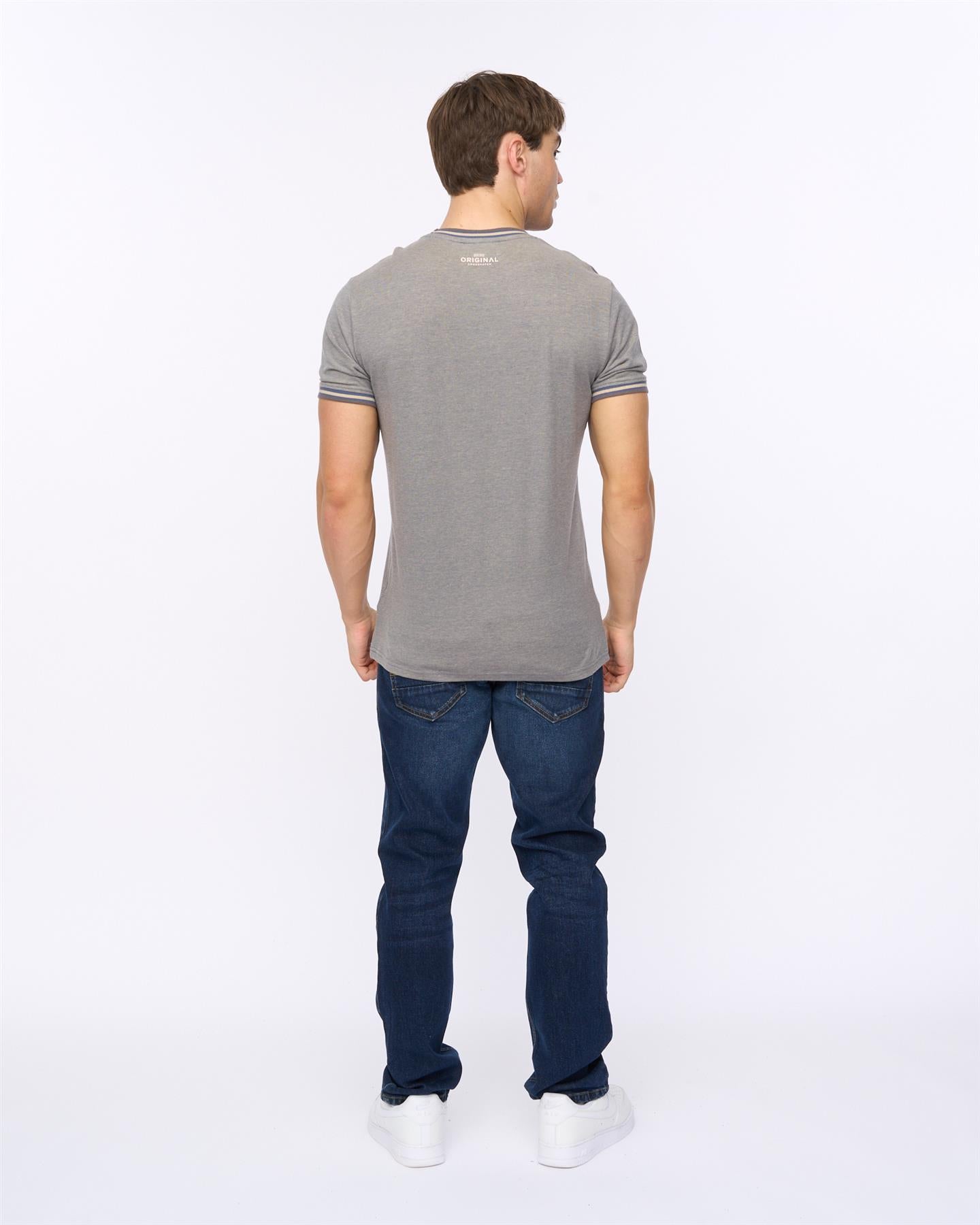 Mens Keraga T-Shirt Denim Blue