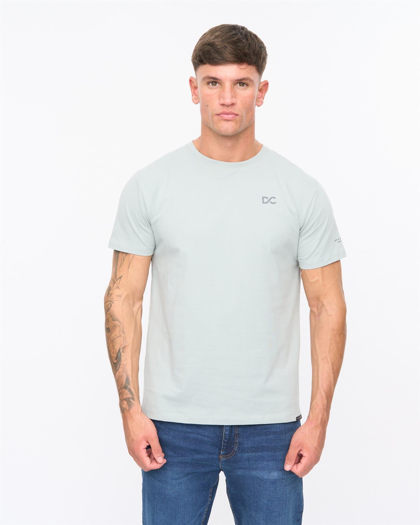 Mens Trimlines Heavy T-Shirt Steel Blue
